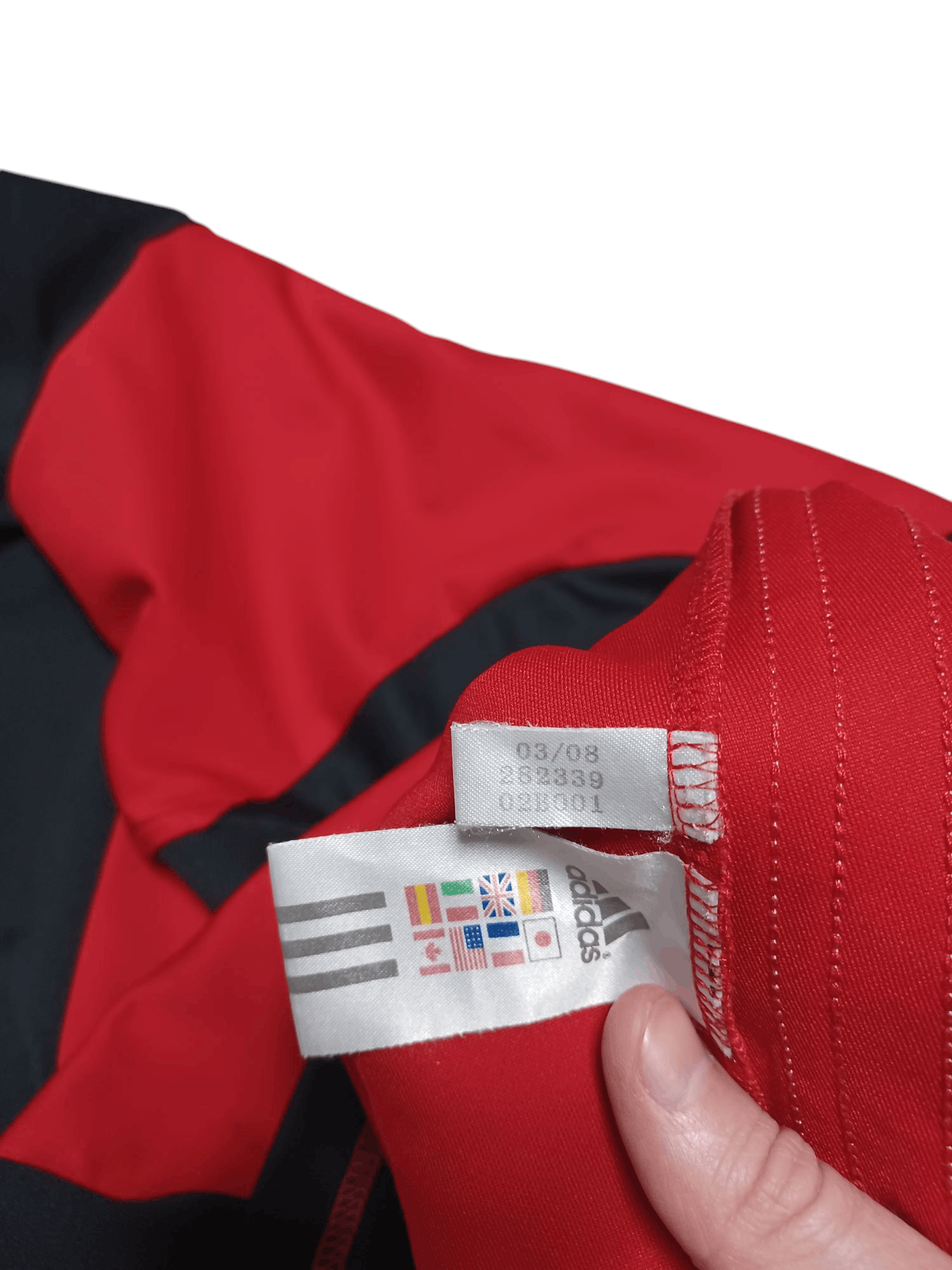 Adidas ADIDAS 2008 VINTAGE SPORTSWEAR TRAINING TEE JERSEY Size US M / EU 48-50 / 2 - 5 Thumbnail