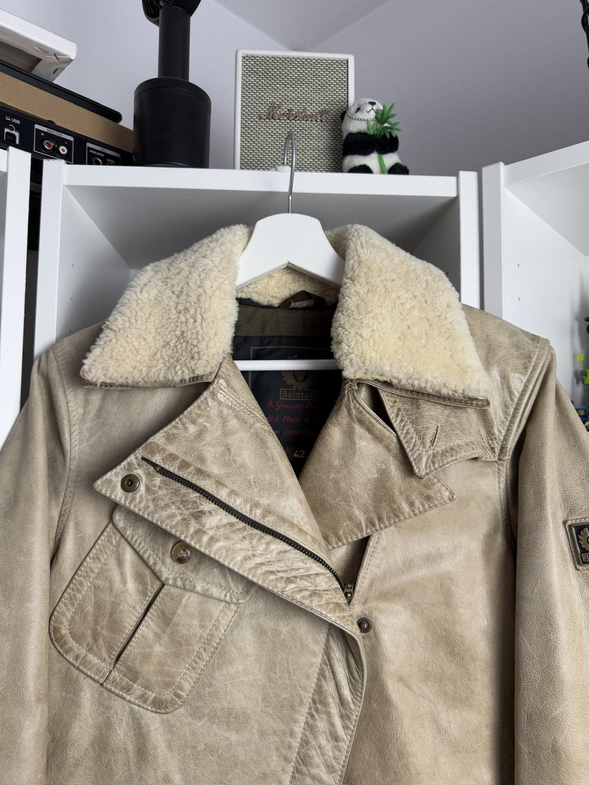 Belstaff Vintage Belstaff aviation army leather jacket 42 S military Size US S / EU 44-46 / 1 - 6 Thumbnail