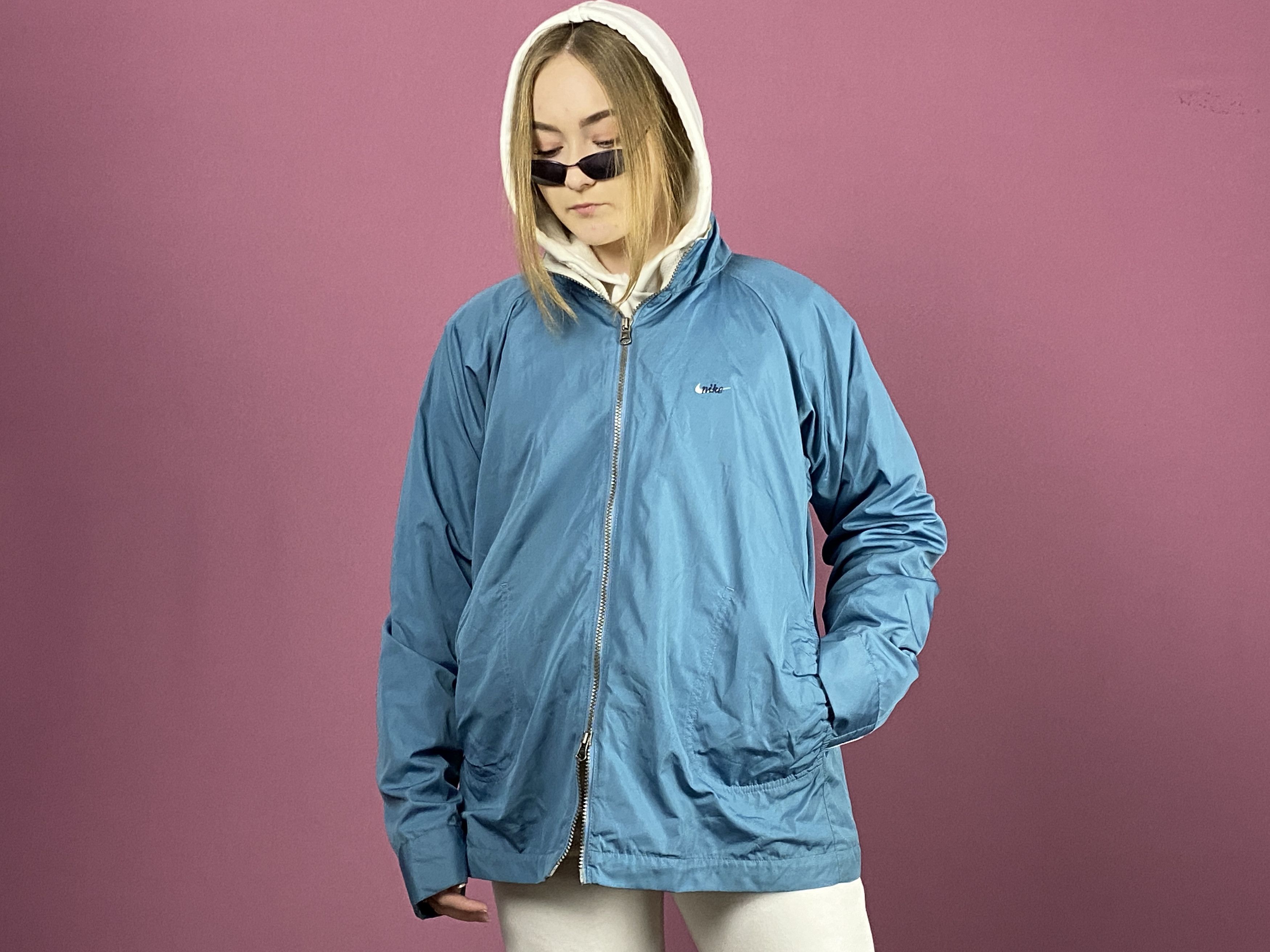 Nike × Vintage Nike Vintage Women's Windbreaker Jacket - XL Size XL / US 12-14 / IT 48-50 - 1 Thumbnail