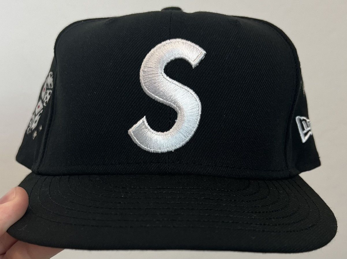 supreme Sロゴビデル ニューエラキャップ 黒 期間限定ポイント5倍キャンペーン中!!] 新品 シュプリーム