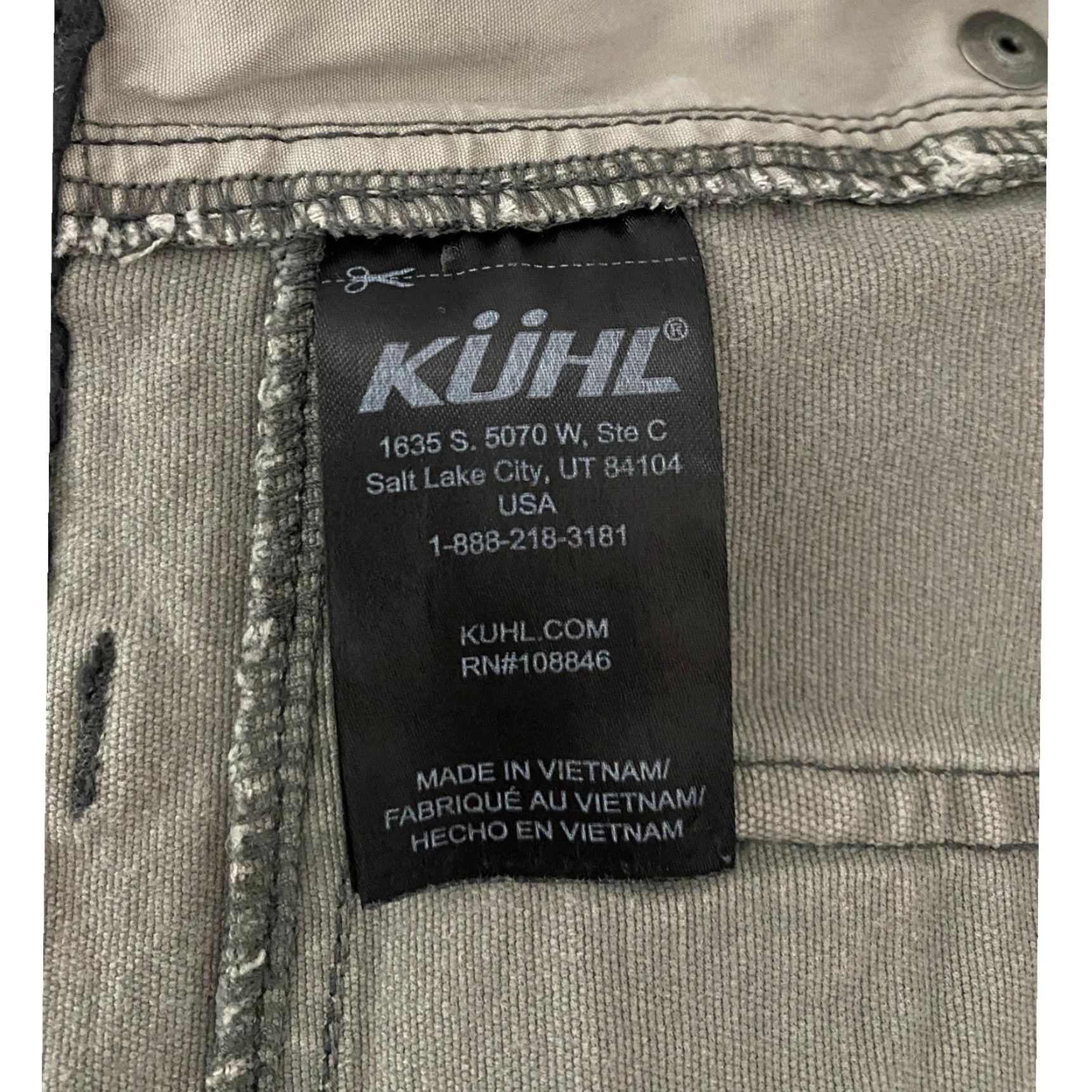 Vintage VINTAGE Kuhl Jeans Khakis Pants 40 Mens Gray Stretch Canvas 5-Pocket Outdoor Rugged Comfort Regular Man Size US 40 / EU 56 - 7 Thumbnail
