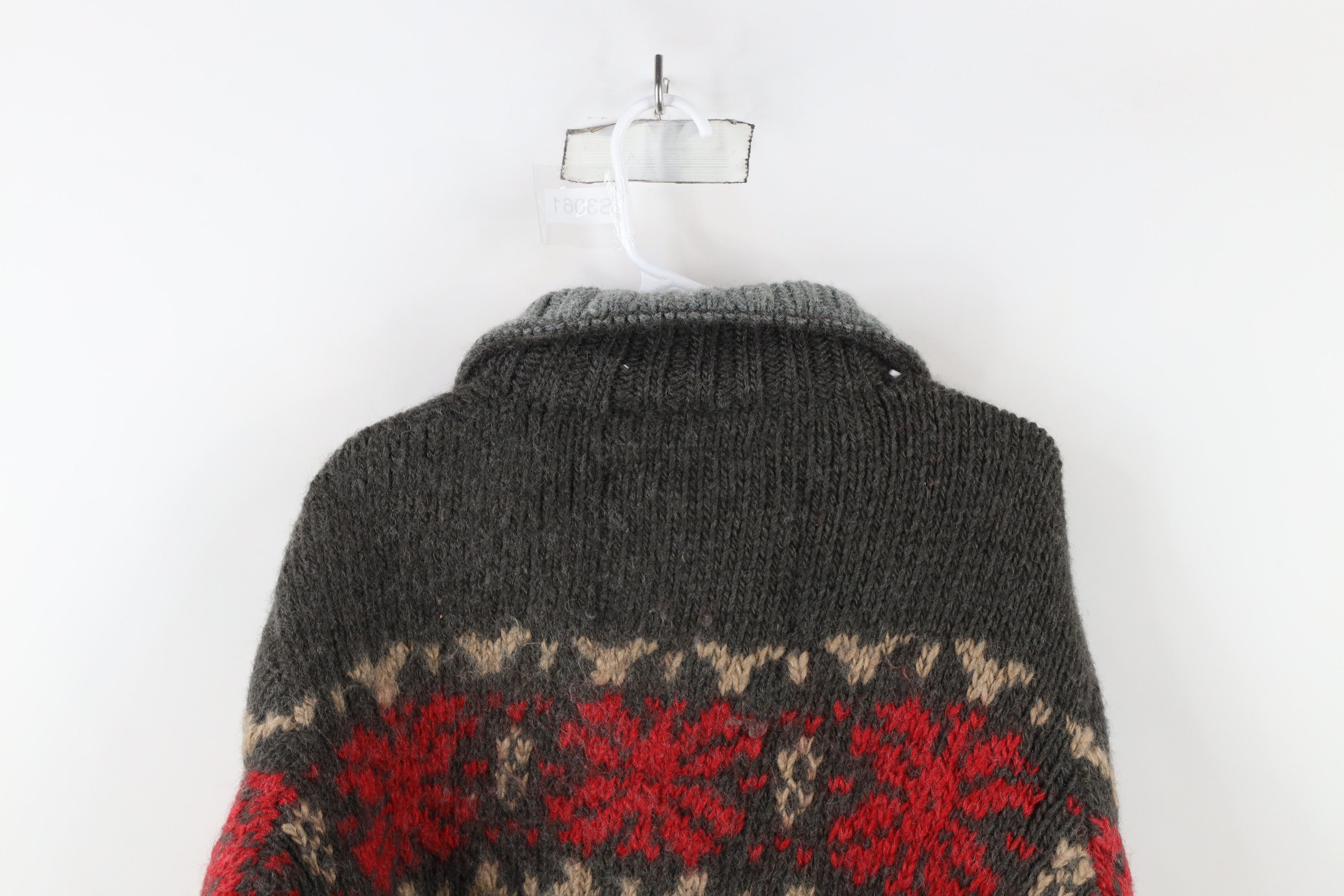 American Eagle Outfitters × Vintage Vintage Y2K American Eagle Knit Snowflake Half Zip Sweater Size US XL / EU 56 / 4 - 11 Thumbnail
