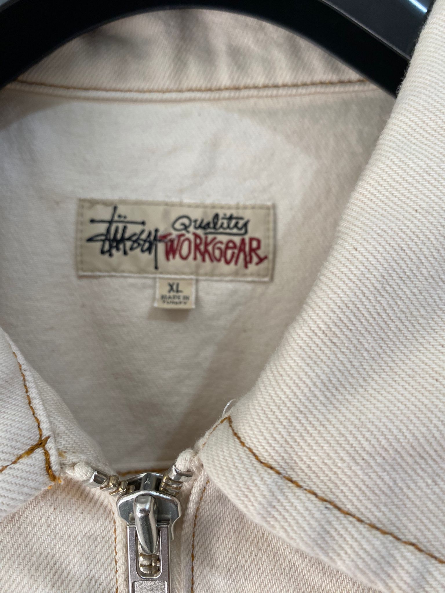 Stussy Stussy Zip Work Jacket Size US XL / EU 56 / 4 - 4 Thumbnail