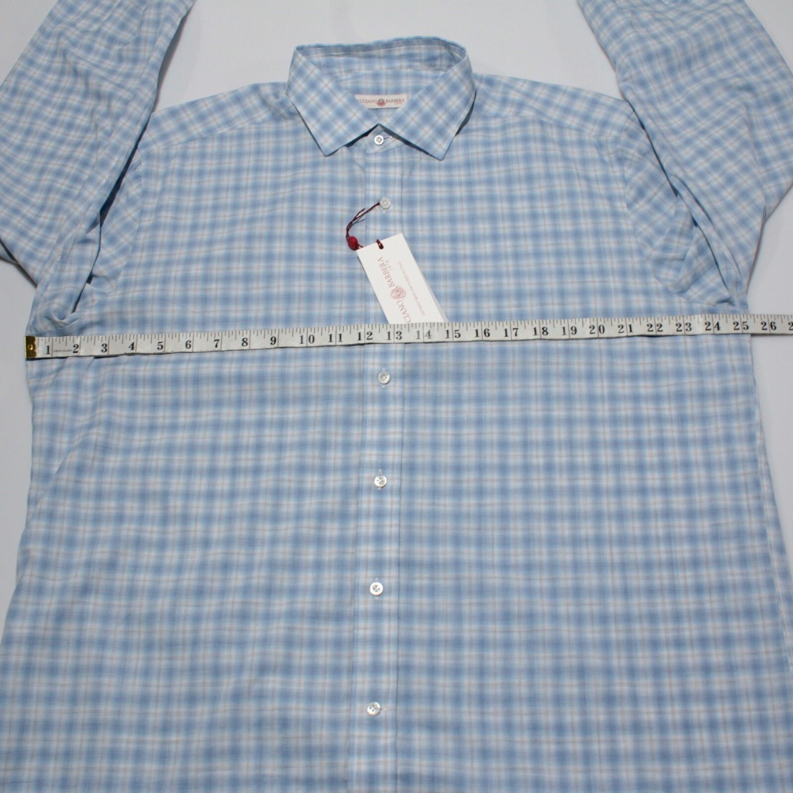Luciano Barbera Luciano Barbera New with tags Shirt Size XL US In Blue Size US XL / EU 56 / 4 - 7 Thumbnail