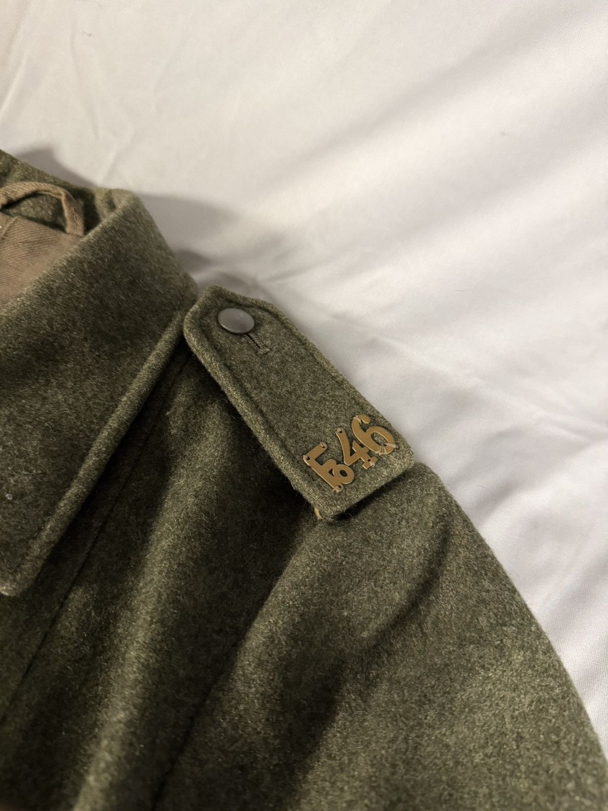 Other WW2 Swedish Army 1944 Green Wool Trench Coat Soderbergs XS Size US XS / EU 42 / 0 - 3 Thumbnail