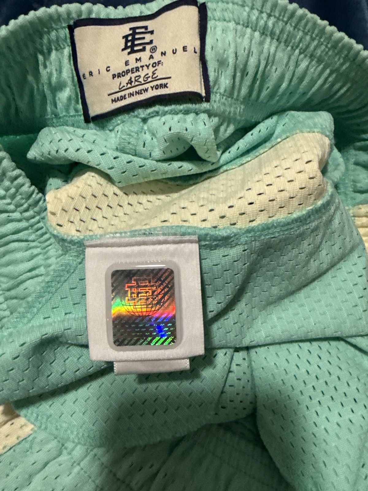 Eric Emanuel ERIC EMANUEL SHORTS MINT/WHITE Size US 36 / EU 52 - 7 Thumbnail