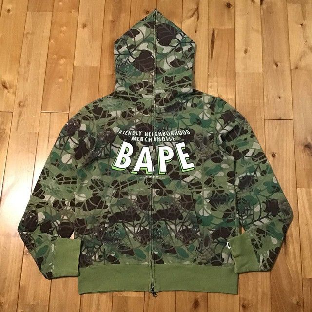 Bape BAPE × Marvel Comics Spider-Man Full Zip Hoodie NIGO APE Size US M / EU 48-50 / 2 - 1 Thumbnail