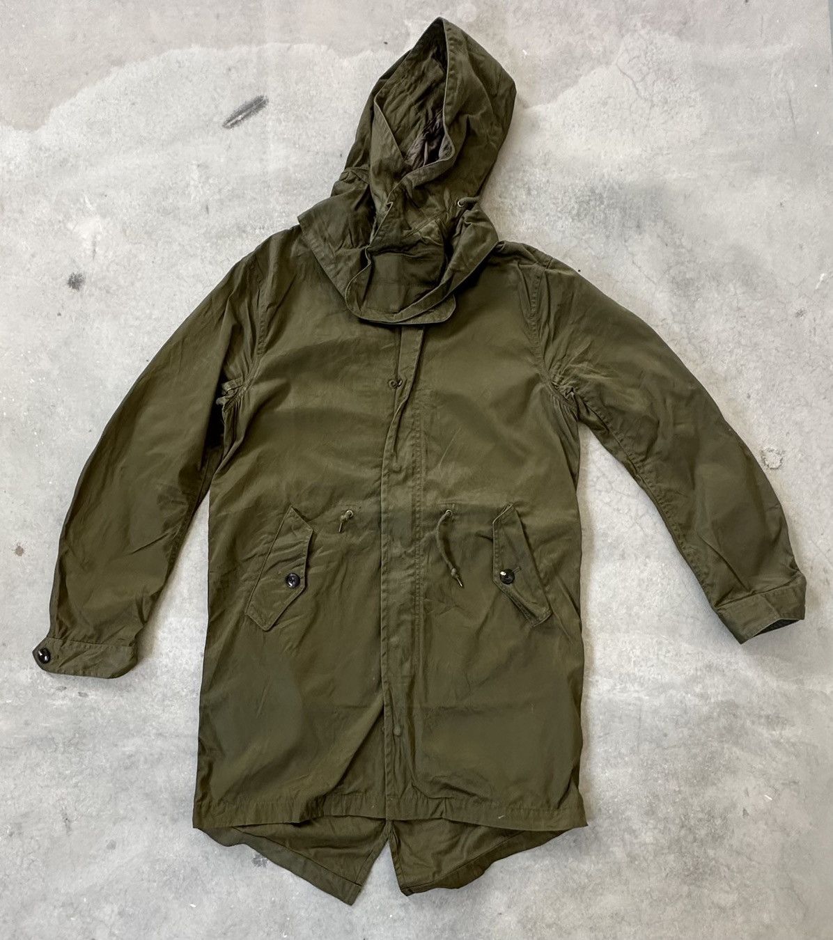 Other TAKEO KIKUCHI FISHTAIL ARMY GREEN PARKA Size US L / EU 52-54 / 3 - 1 Thumbnail