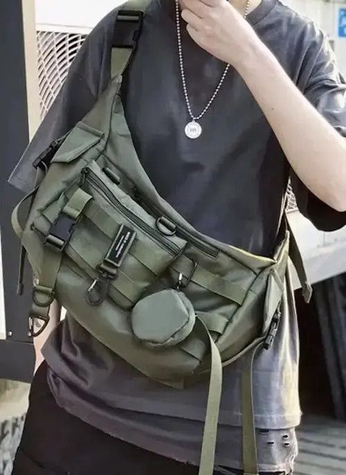 VIBE Military utility messenger bag belt bag fanny pack Size ONE SIZE - 4 Thumbnail