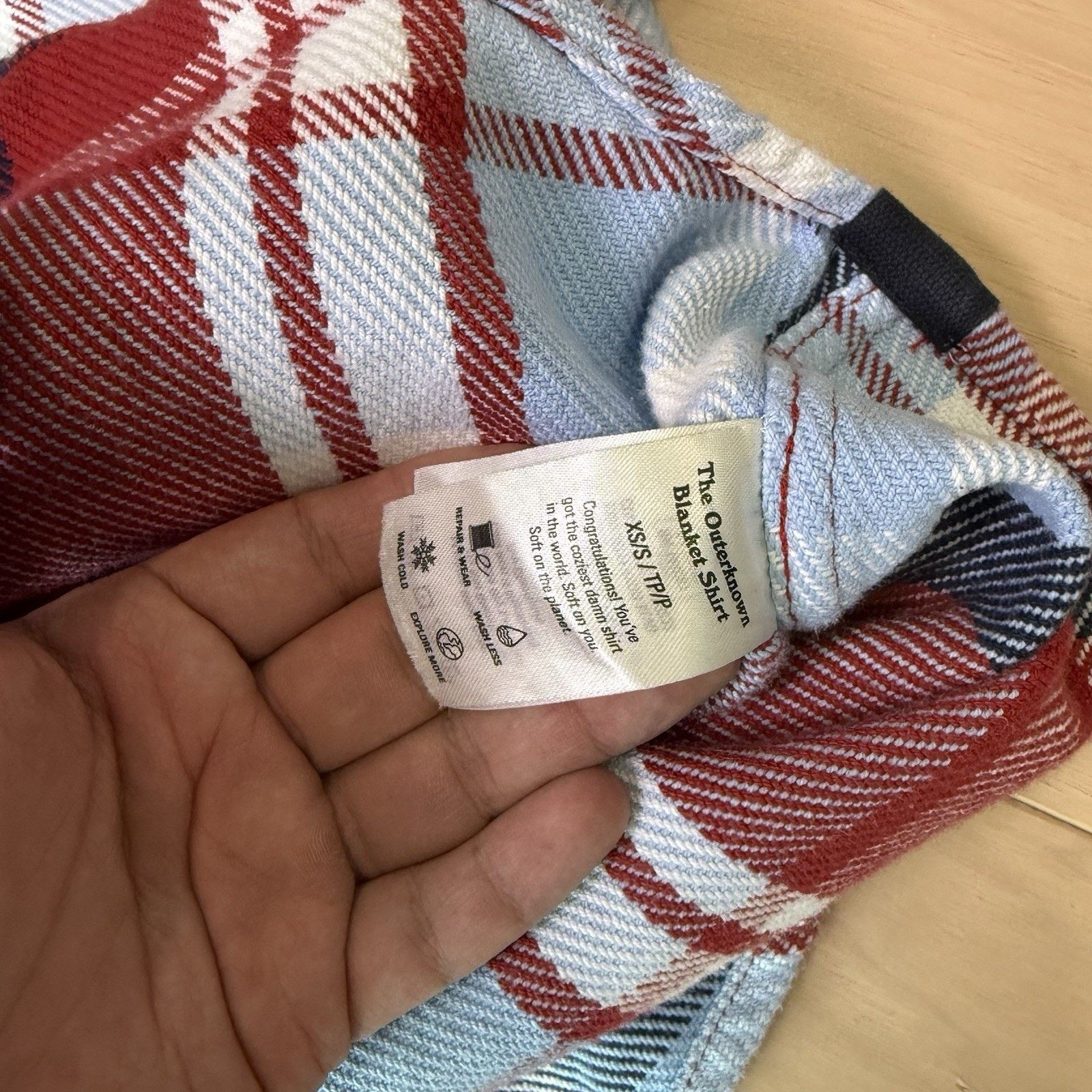 Outerknown Outerknown Blanket Shirt XS Multicolor Heavy Cotton Workwear Size US XS / EU 42 / 0 - 7 Thumbnail
