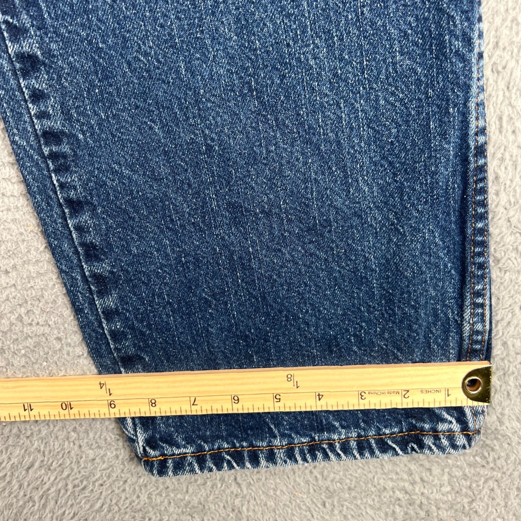 Dickies VINTAGE Dickies Jeans Relaxed 40x28 Blue 90s Distressed Work Denim Slim Straight Mens Jeans Size US 40 / EU 56 - 4 Thumbnail