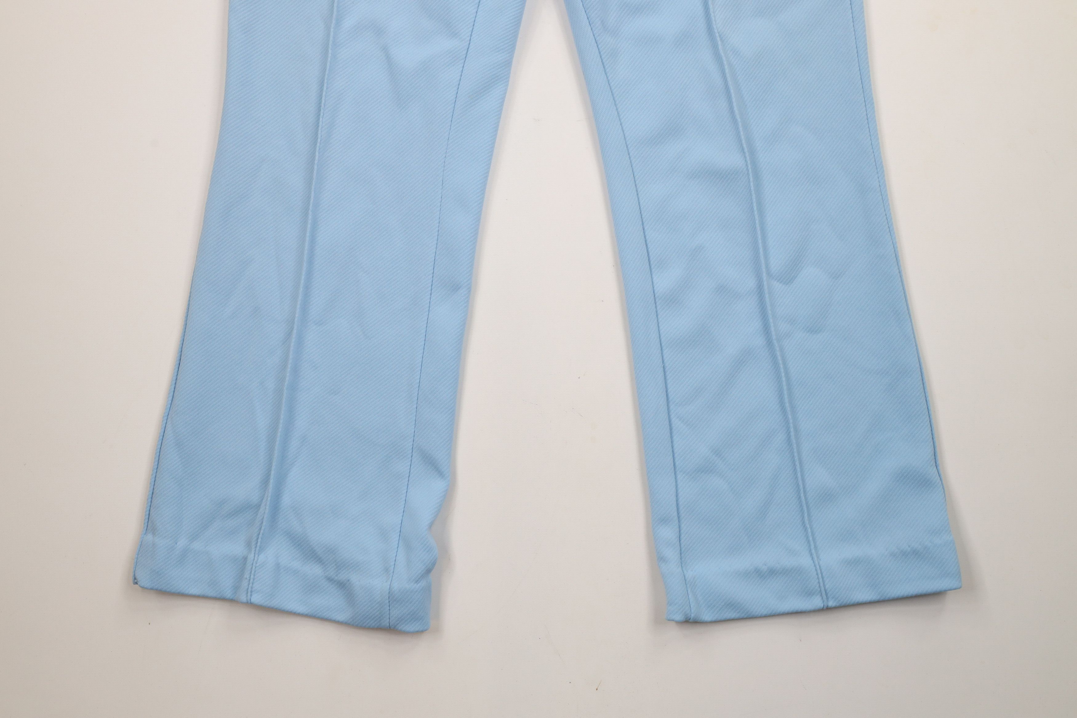 Vintage Vintage 60s 70s Streetwear Bell Bottoms Pants Carolina Blue Size 38" / US 16 / IT 52 - 4 Thumbnail