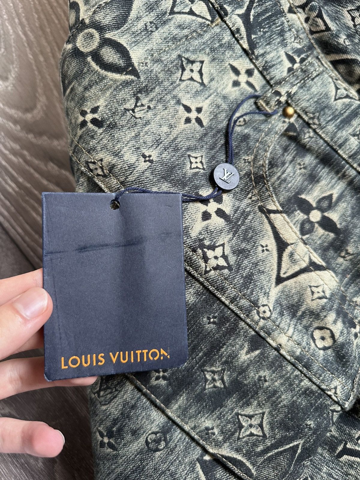 Louis Vuitton louis vuitton dark blue star monogram cargo pants new Size US 32 / EU 48 - 6 Thumbnail