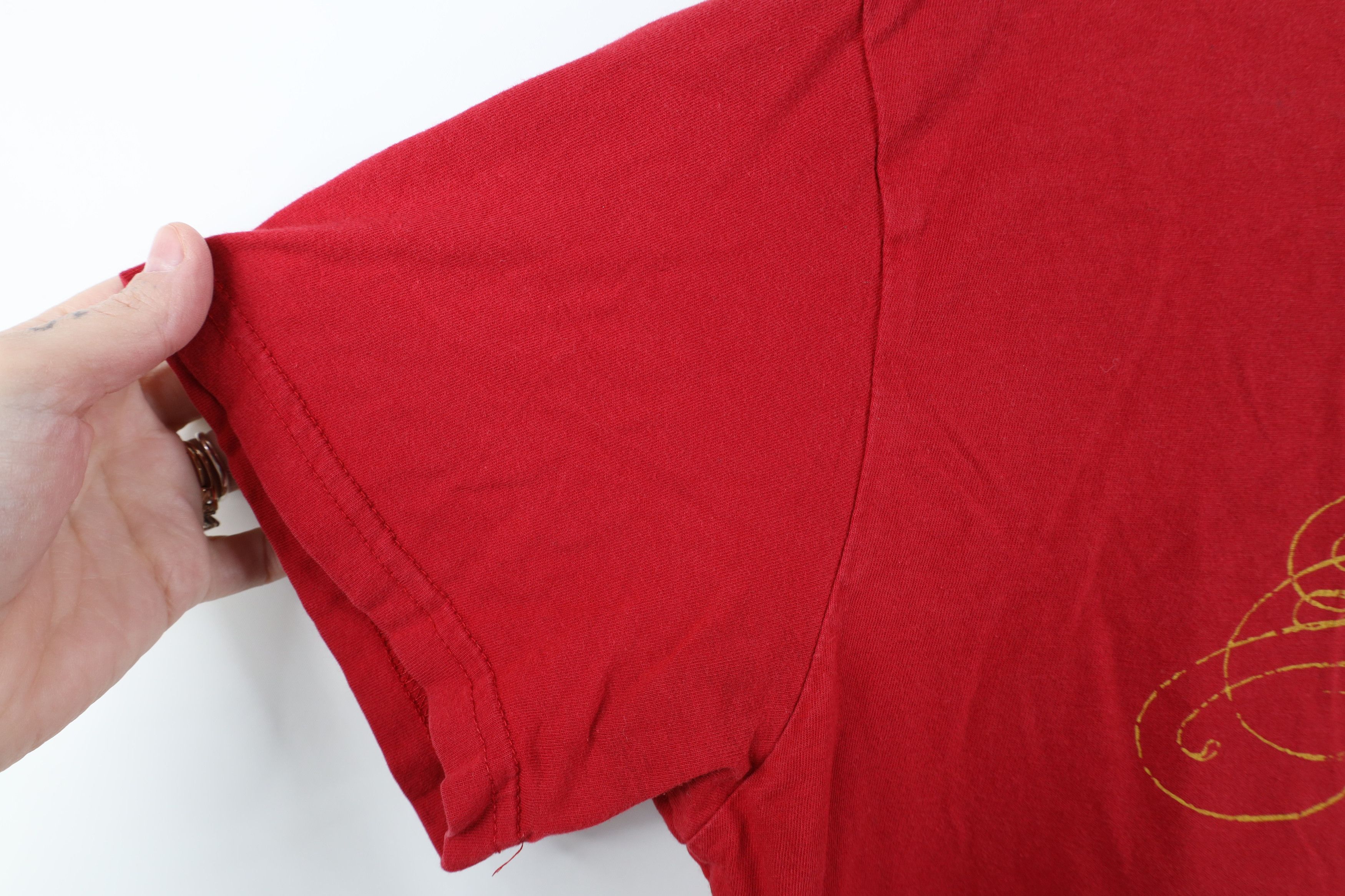 Ralph Lauren Vintage 90s Ralph Lauren Lion Crest Bleecker T-Shirt Red Size US S / EU 44-46 / 1 - 9 Thumbnail