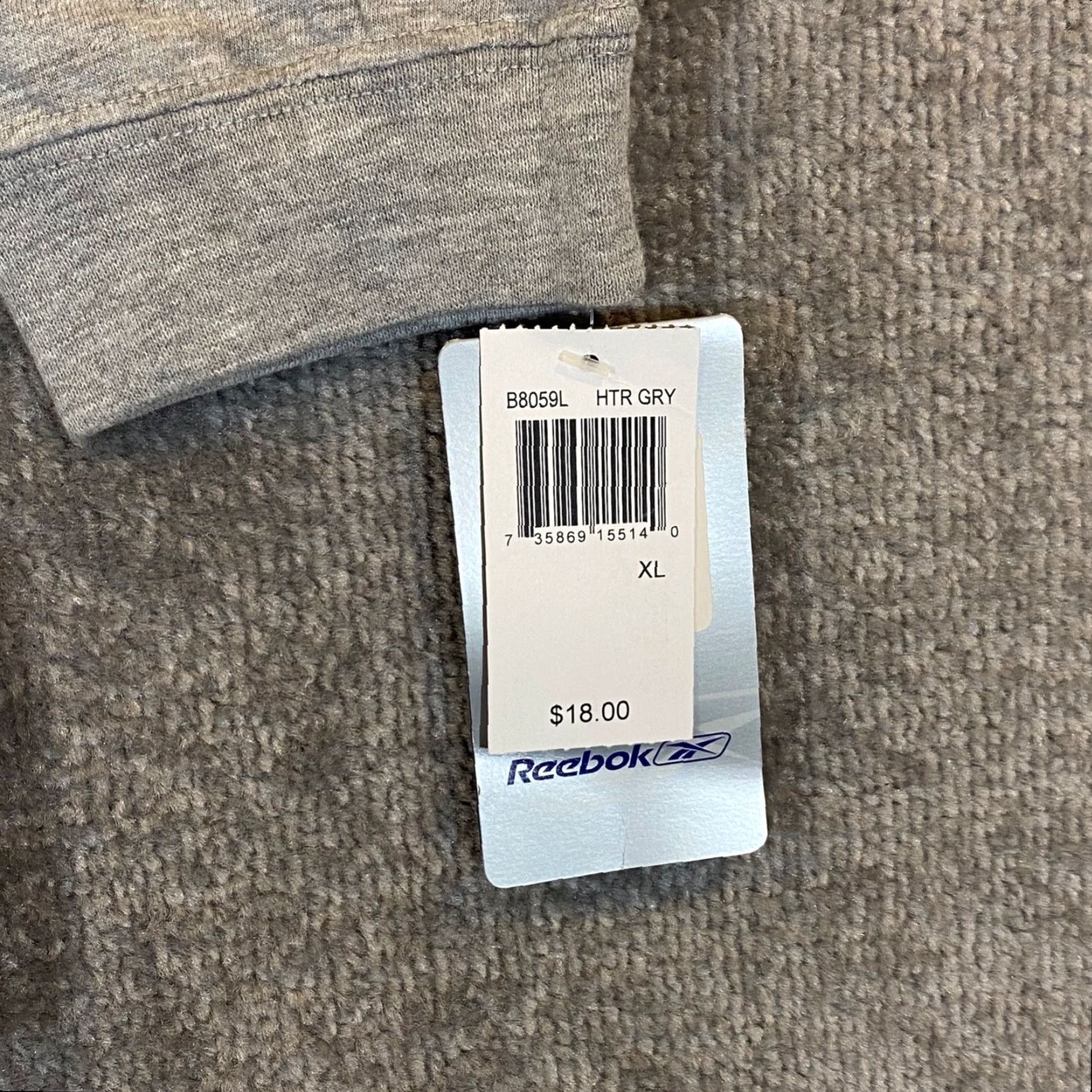 Reebok Reebok Shirt Womens XL Gray Running 'Run This Town' Graphic Long Sleeve NEW Size XL / US 12-14 / IT 48-50 - 3 Thumbnail