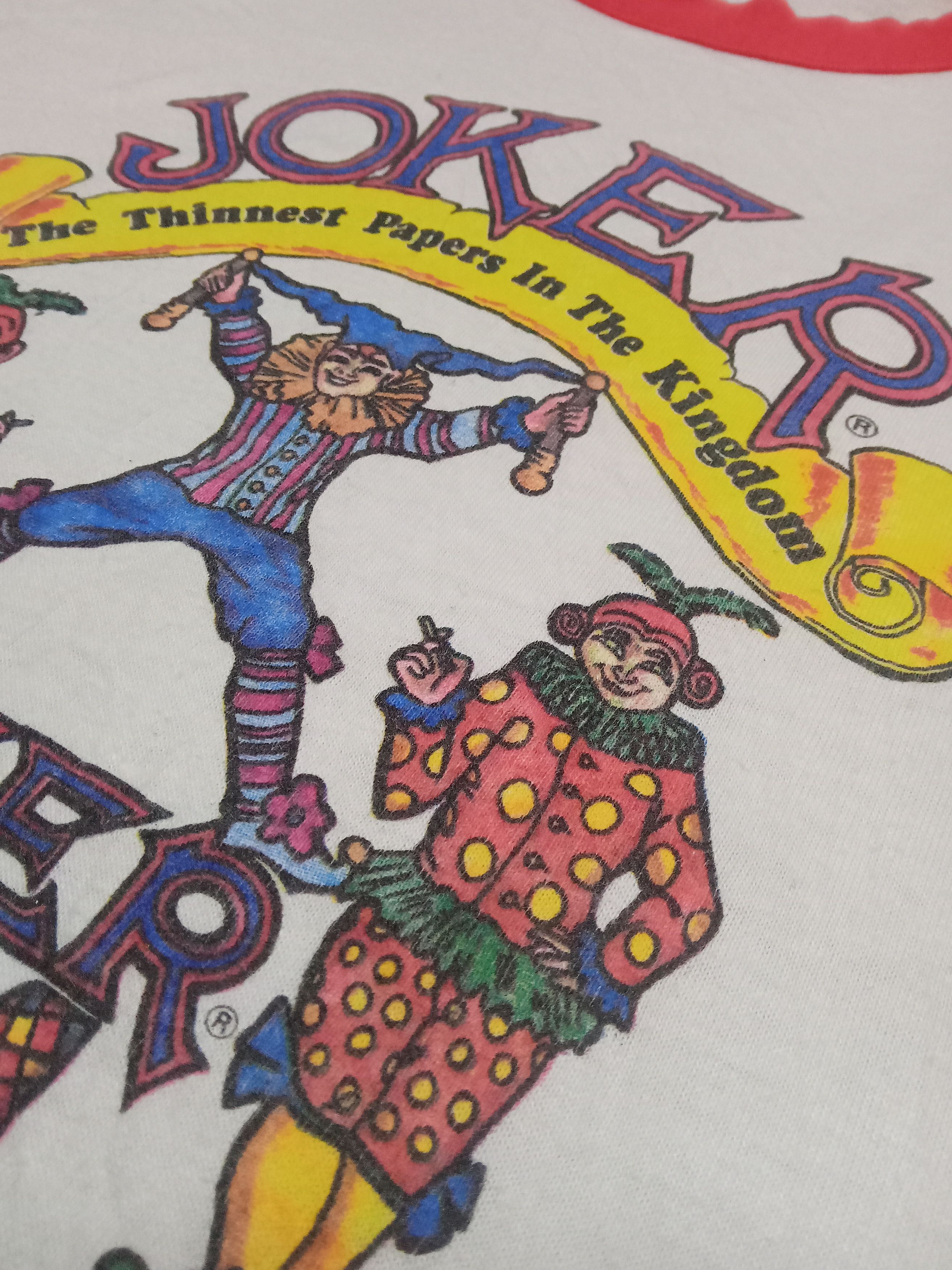 Vintage Vtg Rare Joker The Thinnest Papers In The Kingdom Raglan Size US M / EU 48-50 / 2 - 7 Thumbnail