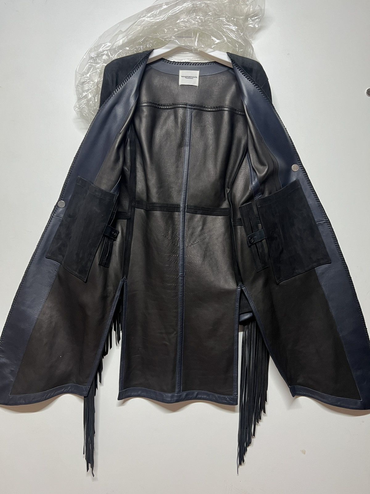 Takahiromiyashita The Soloist. Lamb Suede tassel coat Size US M / EU 48-50 / 2 - 6 Thumbnail