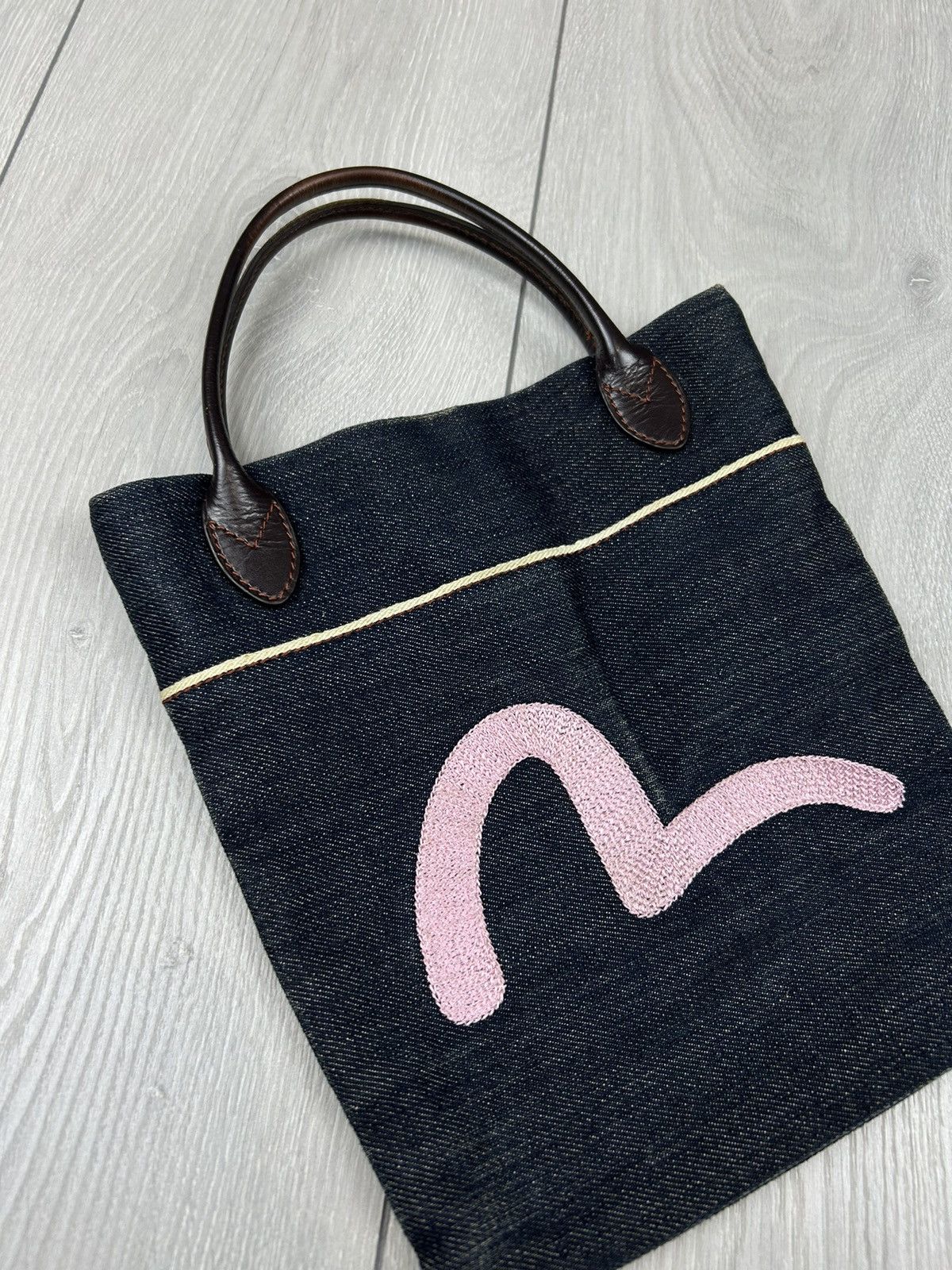 Evisu × Vintage Evisu Vintage denim handle bag Size ONE SIZE - 2 Thumbnail