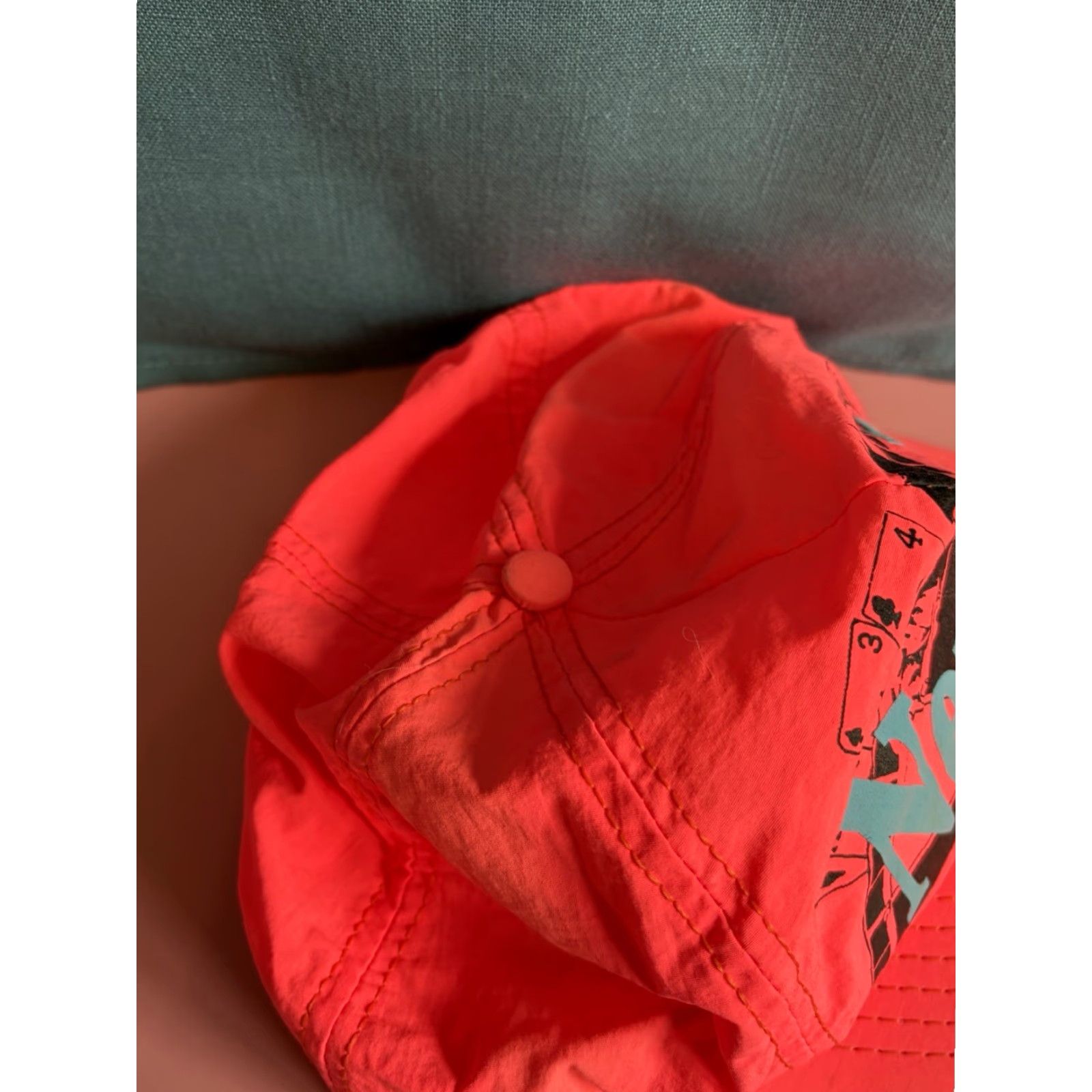 Pinko VINTAGE Las Vegas Snapback Cap Hat Made in USA Pink Adjustable Mens Cap, Pink, Snapback, TruckER, Polyester Blend Size ONE SIZE - 6 Thumbnail