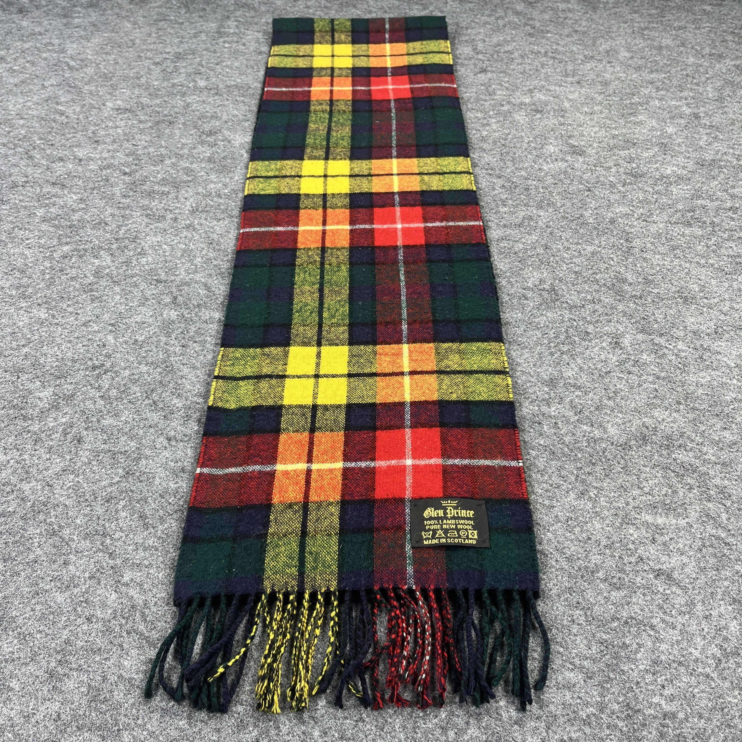 Vintage Glen Prince Scarf / Muffler / Neckwear T942 Size ONE SIZE - 2 Thumbnail