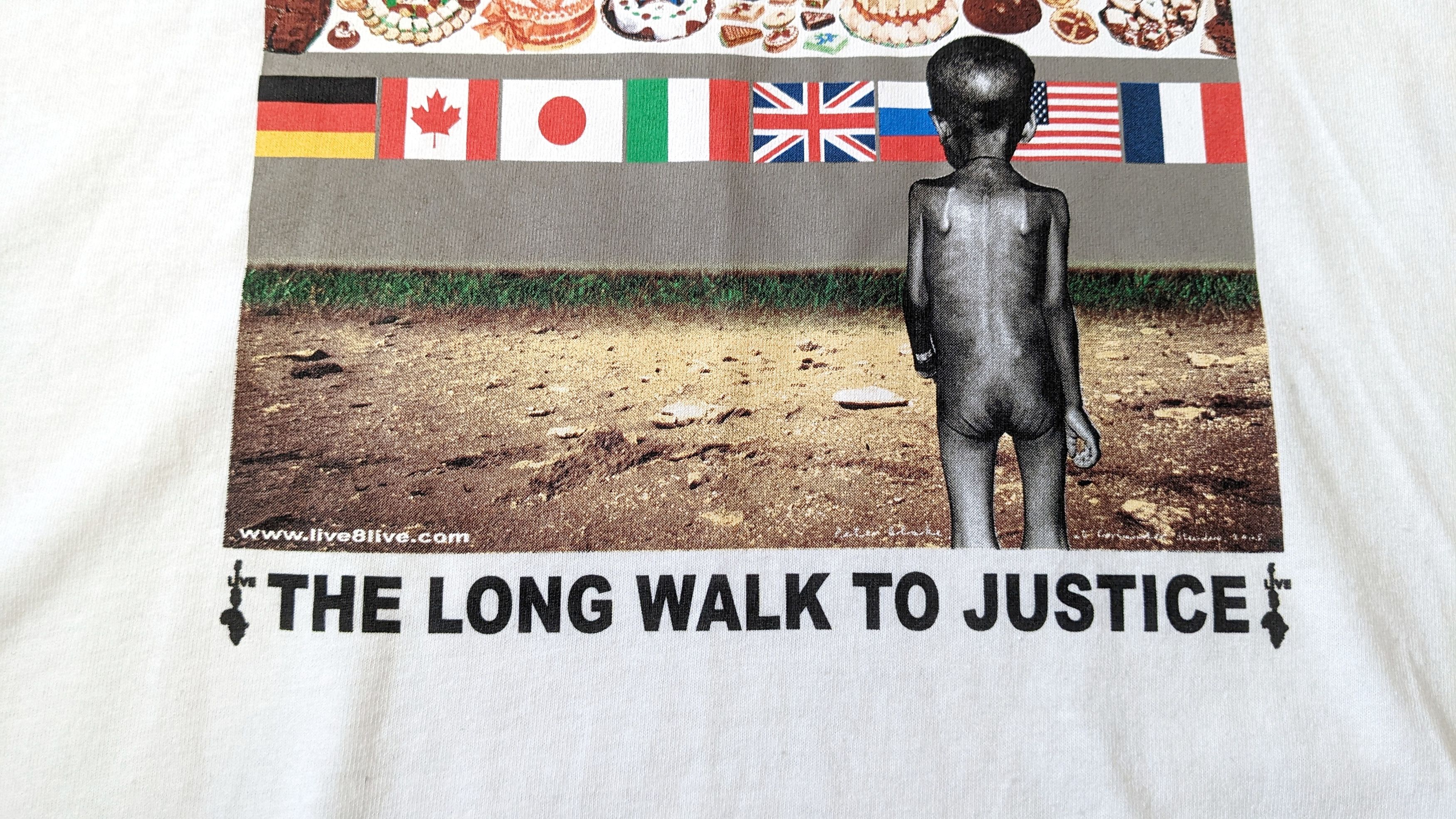 Gildan Vintage LIVE 8 Concert T-Shirt – July 2nd 2005 Size L Size US L / EU 52-54 / 3 - 3 Thumbnail