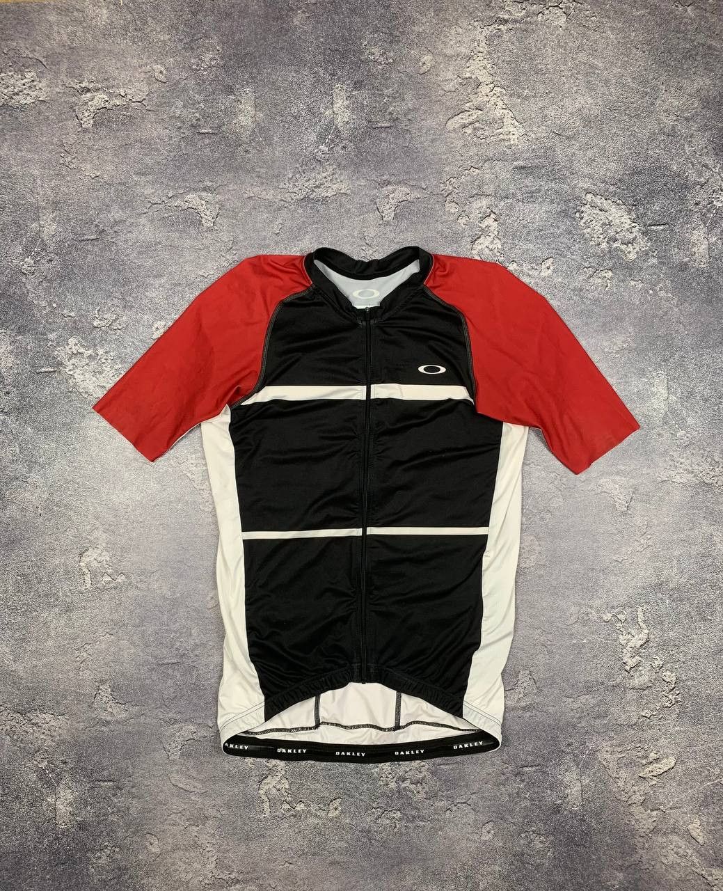 Oakley Oakley Men's Cycling Jersey Bike Shirt Red Black White Size US L / EU 52-54 / 3 - 1 Thumbnail