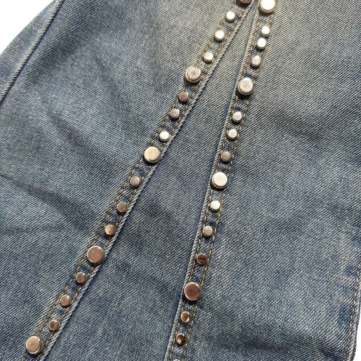 Vintage Studded flared denim Size US 34 / EU 50 - 2 Thumbnail