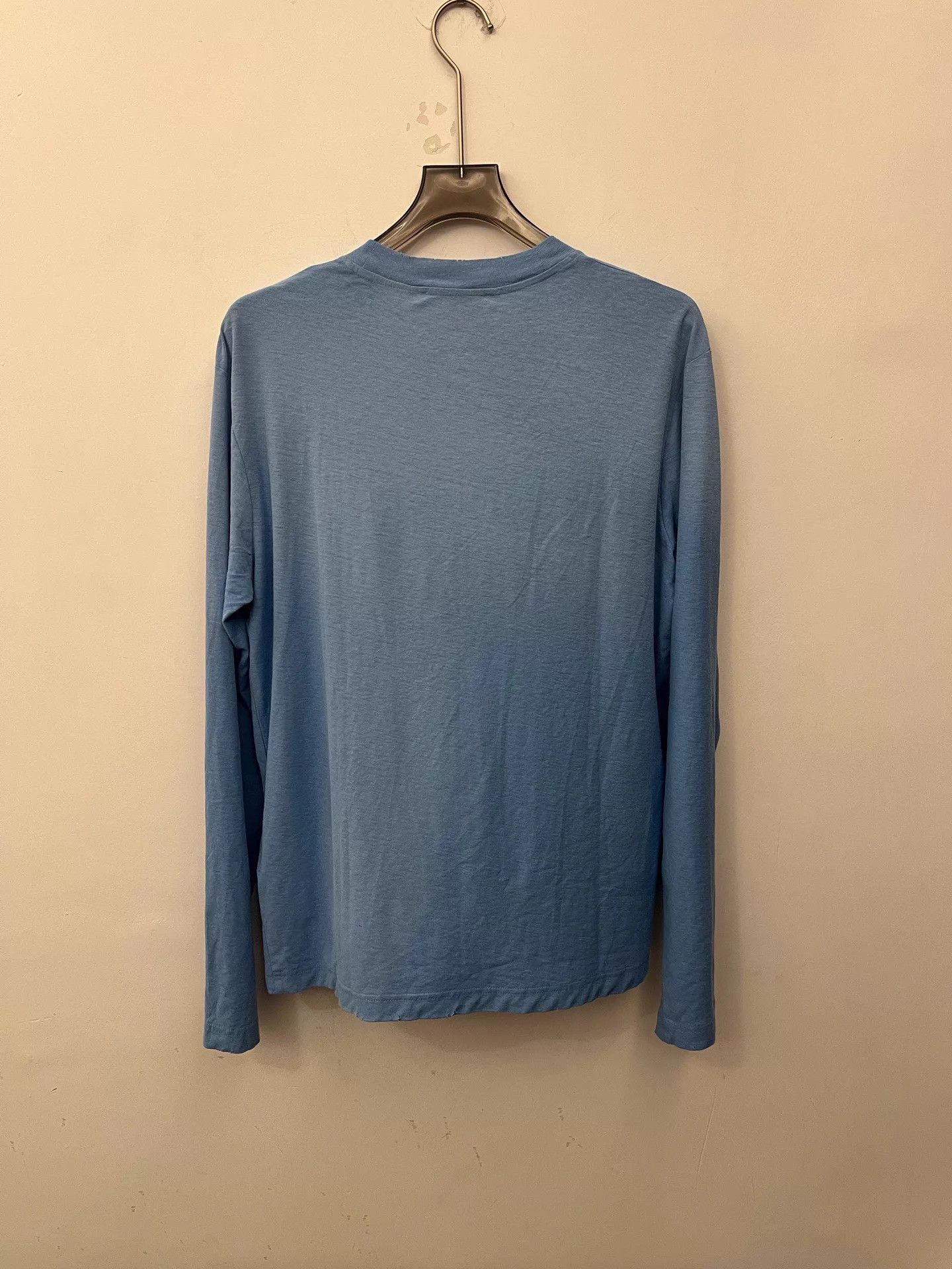 Acne Studios Acne 1996 SS26 Classic Crewneck LS T Glacier Blue S/XS Size S / US 4 / IT 40 - 3 Thumbnail