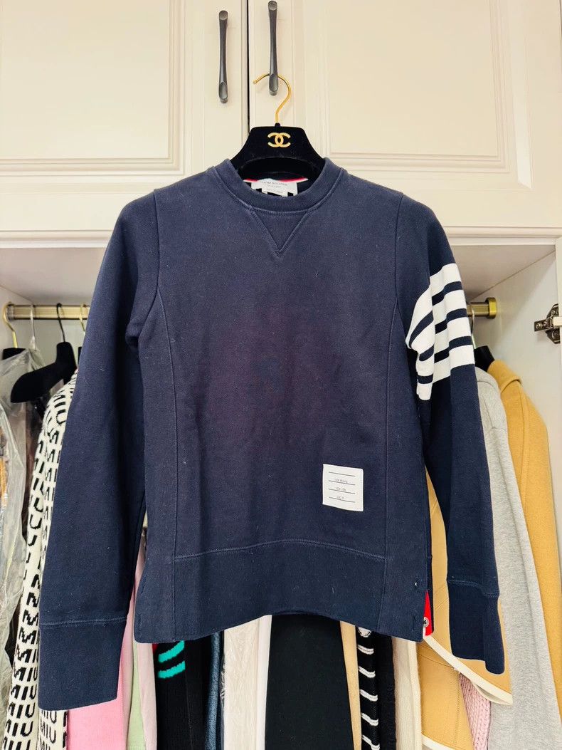 Thom Browne Thom Browne Blue hoodie Size US XS / EU 42 / 0 - 2 Thumbnail