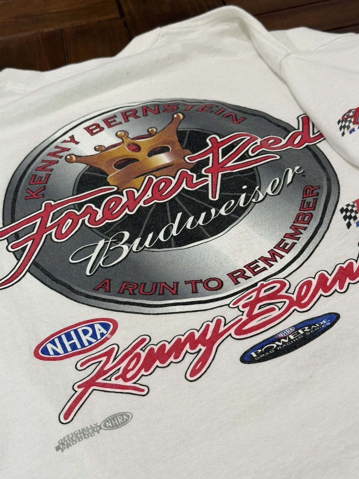 Budweiser Signed Kenny Bernstein “Forever Red” Budweiser 2002 NHRA XXL Size US XXL / EU 58 / 5 - 4 Thumbnail