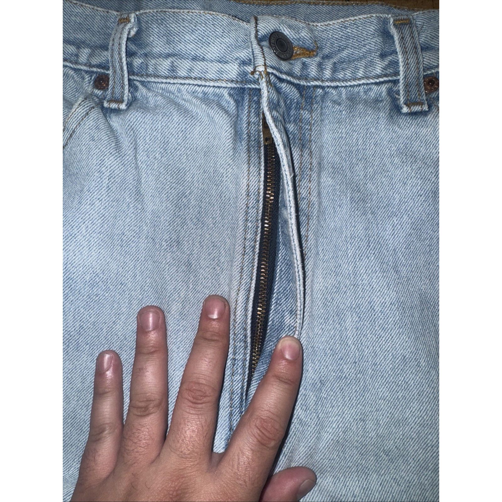 Levi's Levi’s 550 Relaxed Fit Jeans Stone Wash Blue USA 90s Denim Size US 38 / EU 54 - 3 Thumbnail