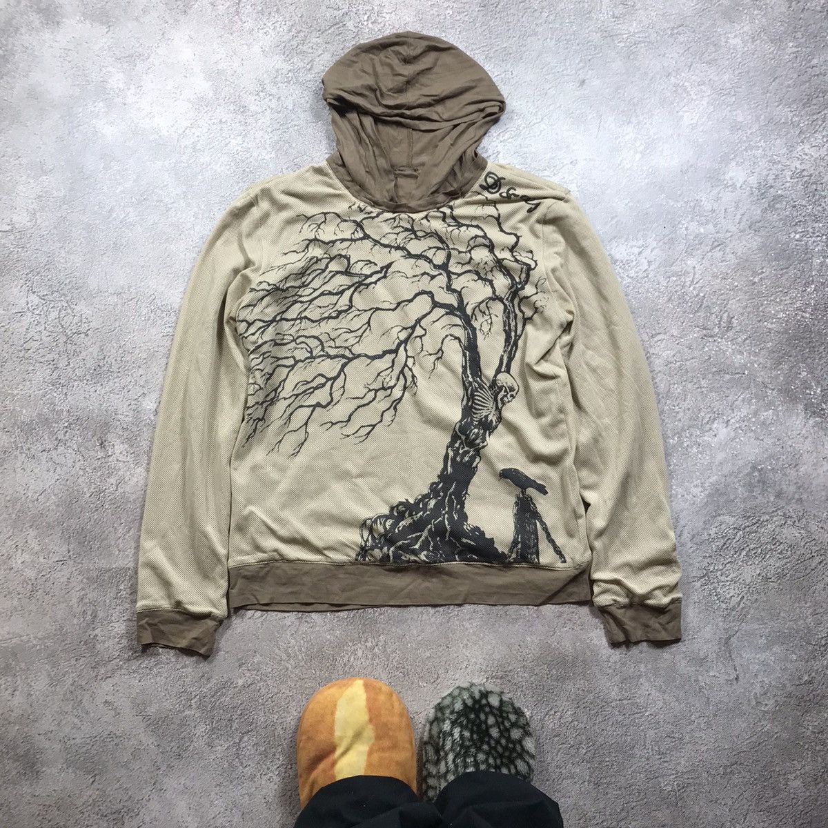 Vintage Vintage Y2K Skeleton Graphic Hoodie Dark Grunge Streetwear M Size US M / EU 48-50 / 2 - 2 Thumbnail