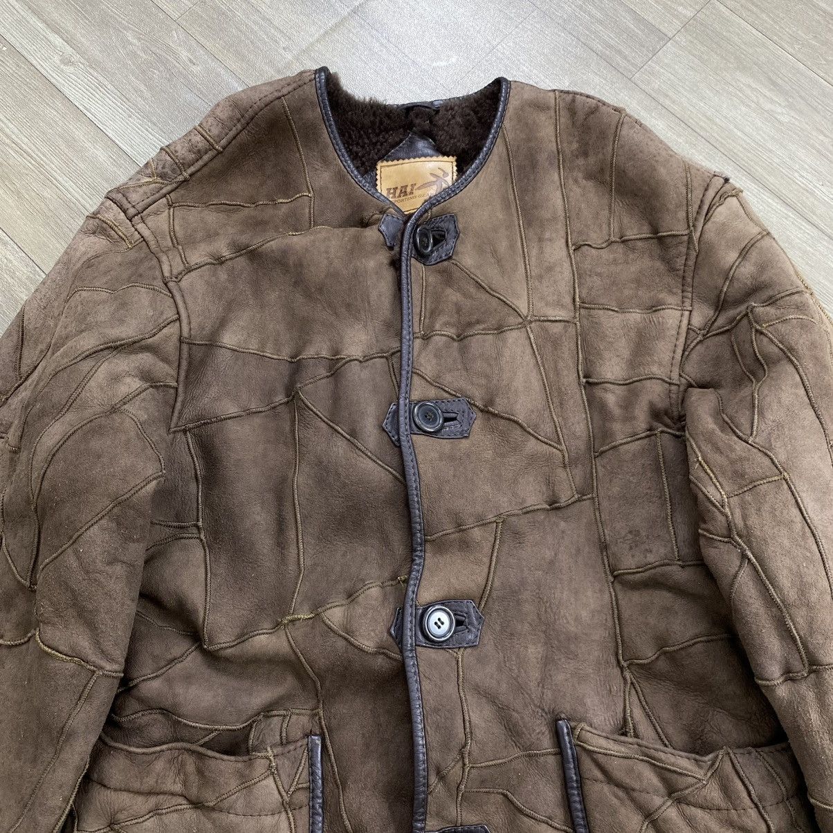 Hai Sporting Gear 1990s Hai Sporting Gear Issey Miyake Sheepskin Winter Jacket Size US L / EU 52-54 / 3 - 2 Thumbnail