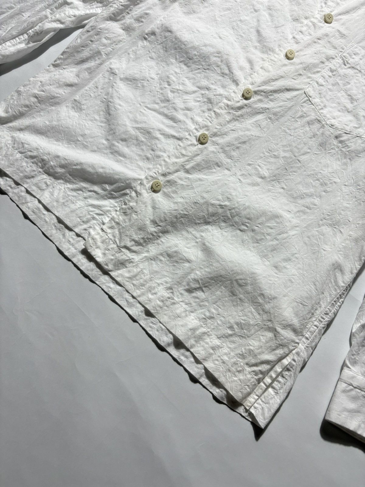 Issey Miyake ISSEY MIYAKE MEN PERMAMENTLY WRINKLED L/S BUTTON UP Size US M / EU 48-50 / 2 - 4 Thumbnail