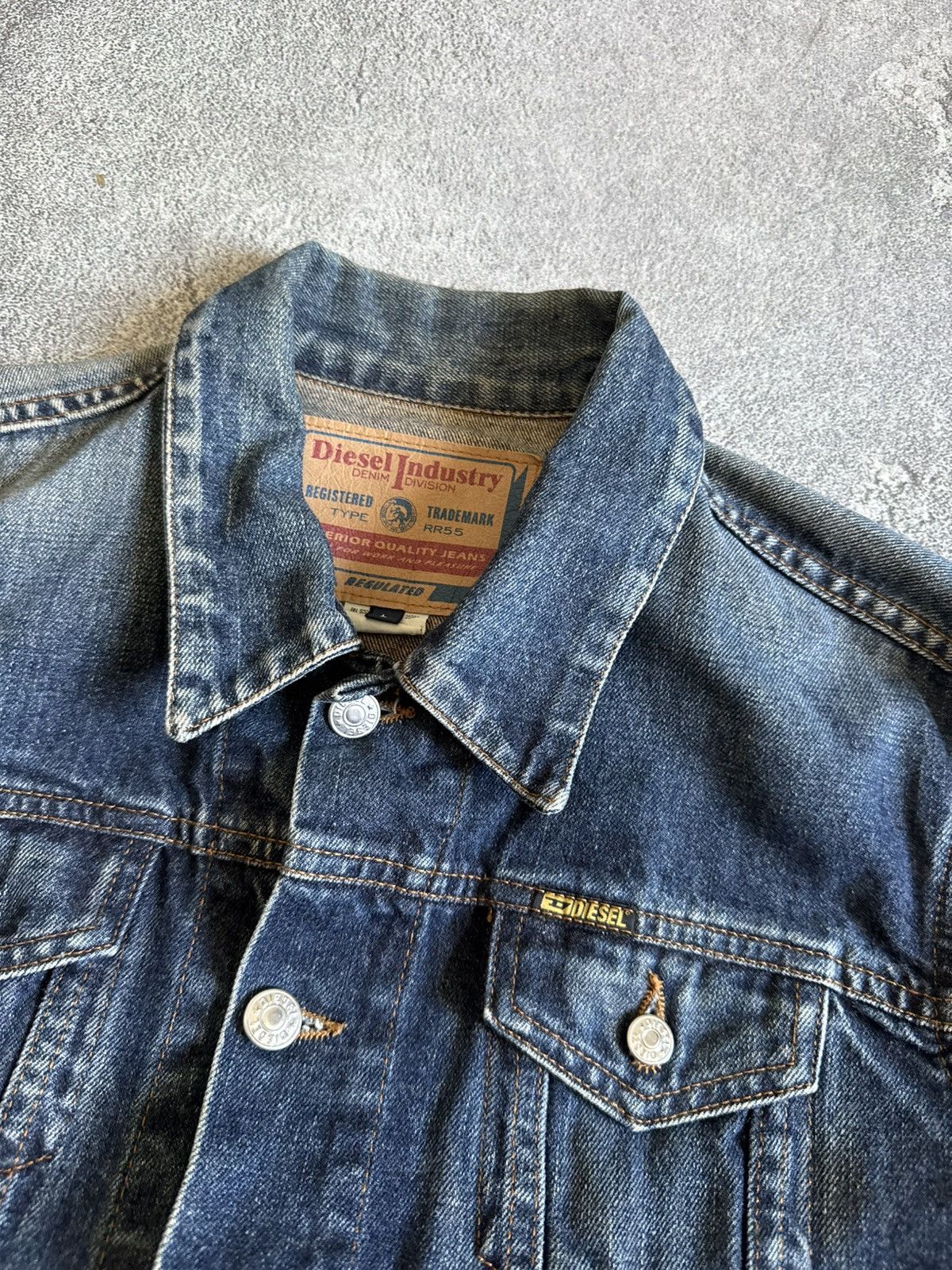 Diesel Diesel L/size retro vintage denim jacket washed Y2K LGB 90s Size L / US 10 / IT 46 - 10 Thumbnail