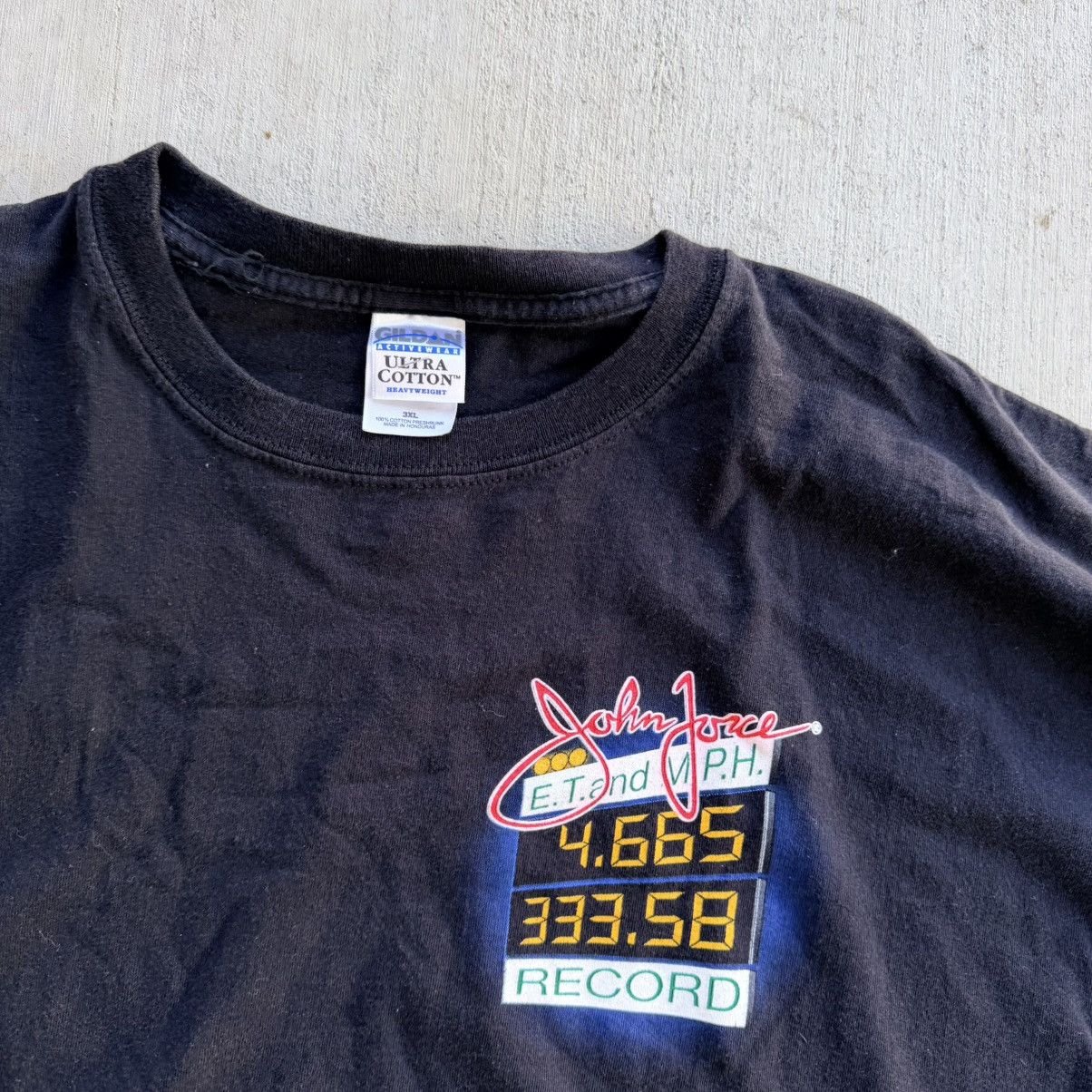 Gildan Vintage John Force Racing T Shirt 3XL NHRA Record 2005 Size US XXL / EU 58 / 5 - 3 Thumbnail