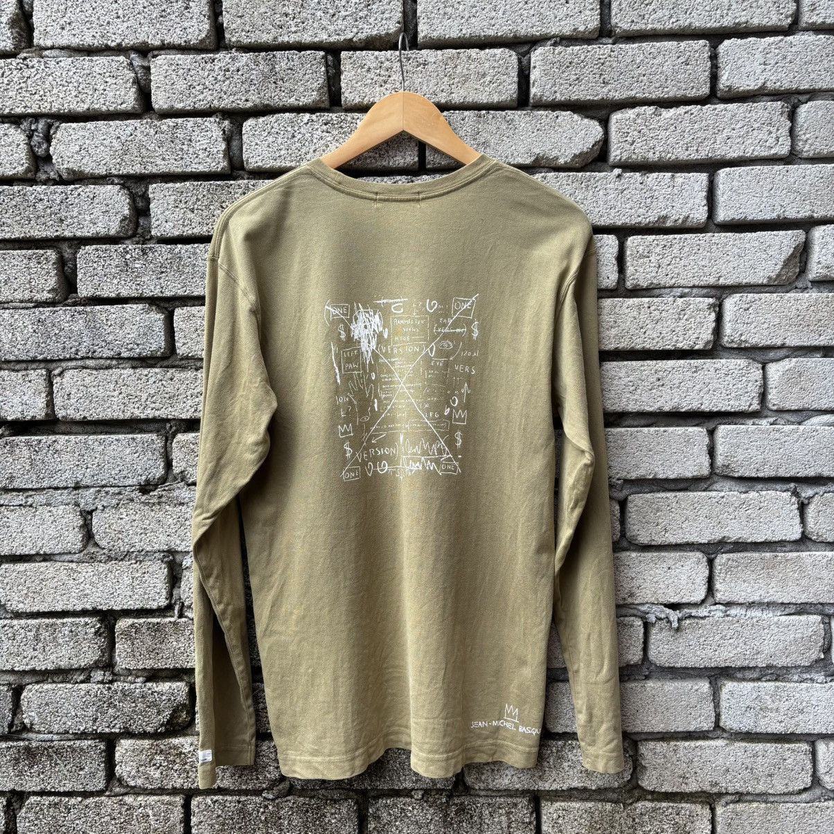 Jean-Michel Basquiat Vintage Jean-Michel Basquiat Uniqlo Long Sleeve Shirt Size US L / EU 52-54 / 3 - 6 Thumbnail