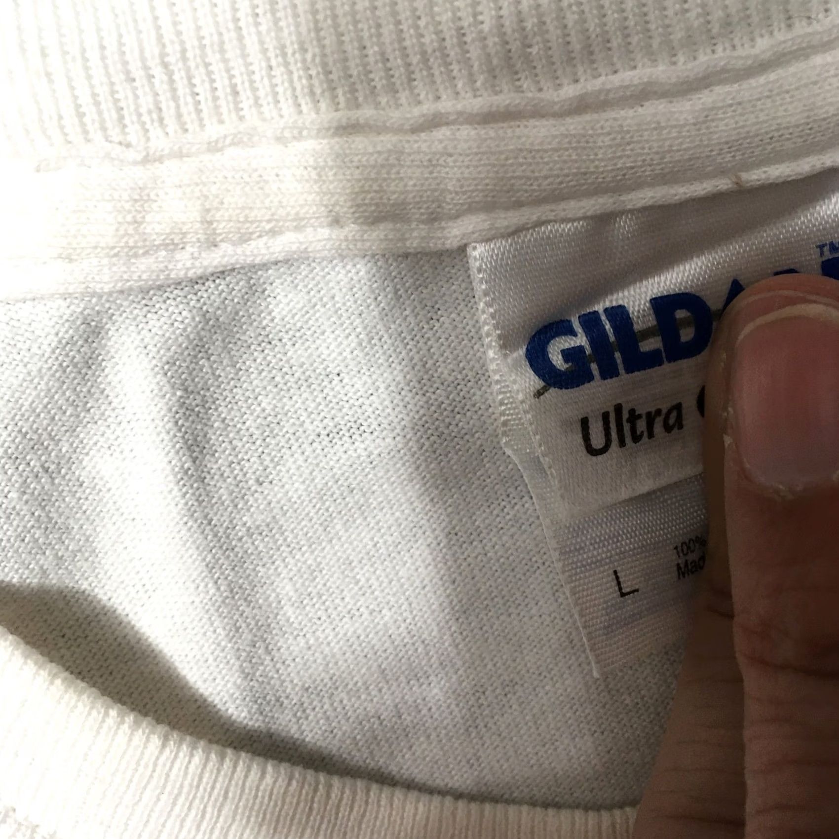 Gildan Asian American Festival T-Shirt Mens LARGE White Cotton Front Chest Design 90s Vintage Shirt Size US L / EU 52-54 / 3 - 3 Thumbnail