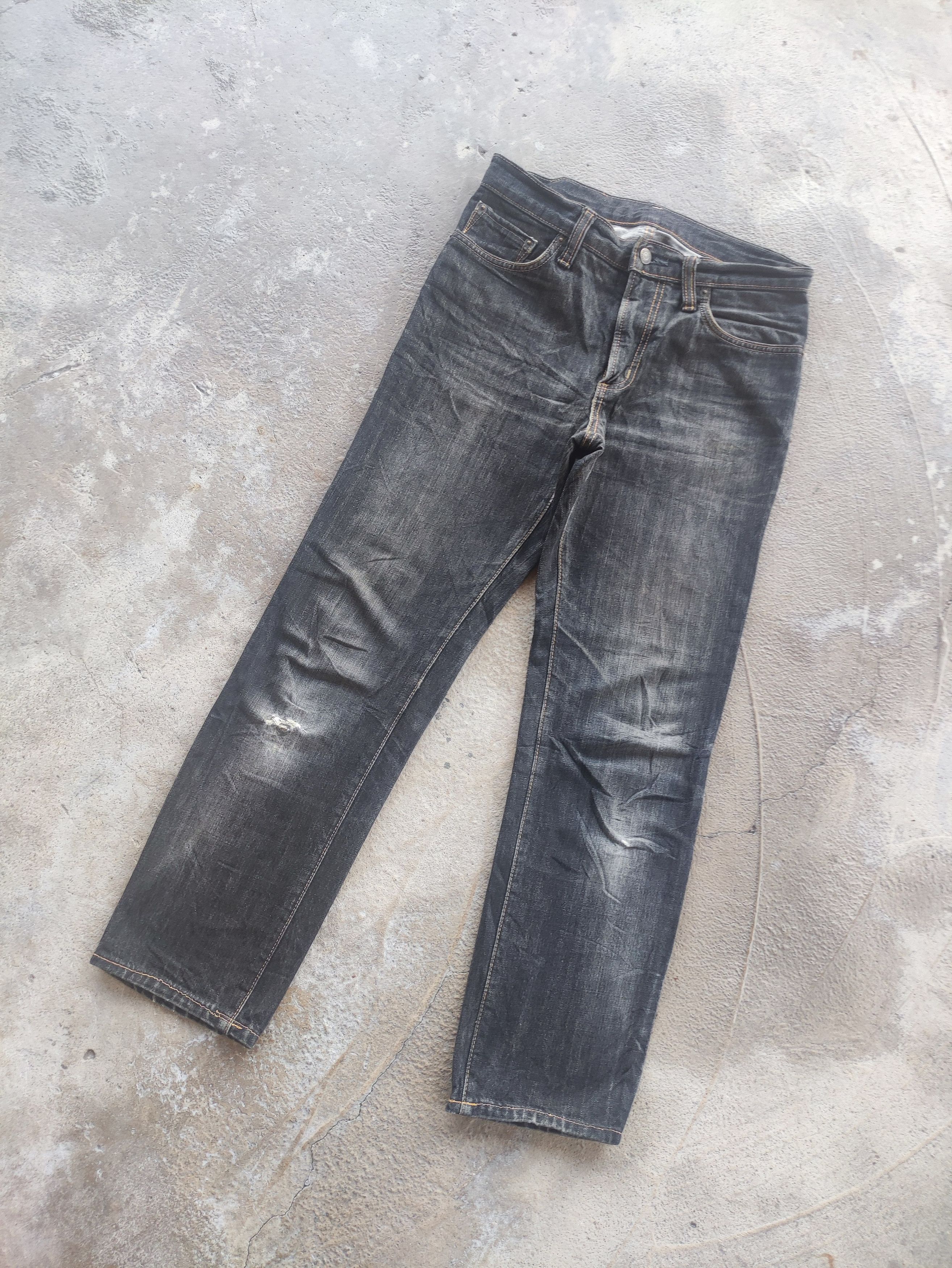Edwin Vintage Edwin Distress Faded Denim Jean W30 Size US 30 / EU 46 - 2 Thumbnail