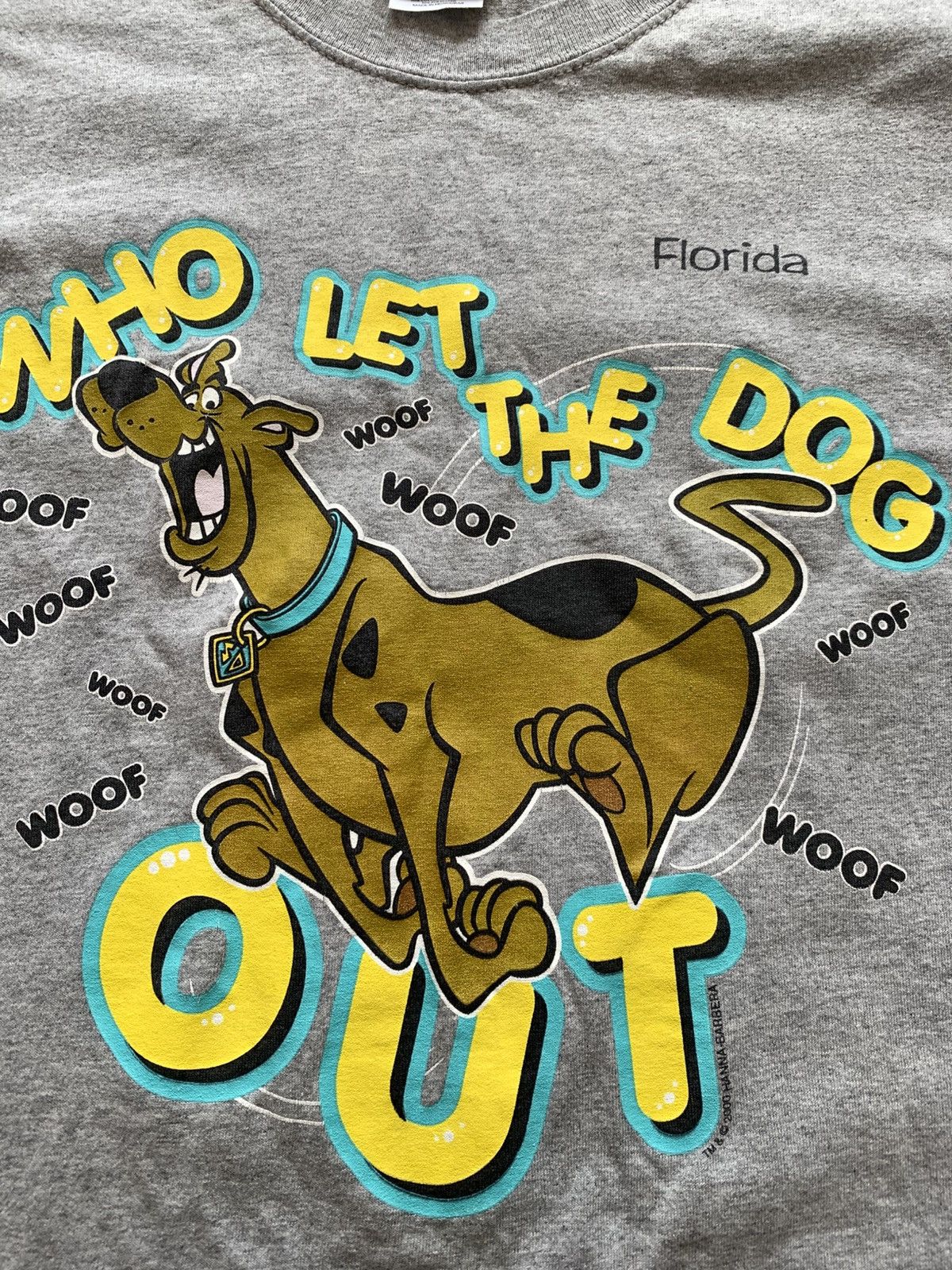 Cartoon Network 🔥SCOOBY DOO 2000 “WHO LET THE DOG OUT” VINTAGE T-SHIRT Size US L / EU 52-54 / 3 - 3 Thumbnail