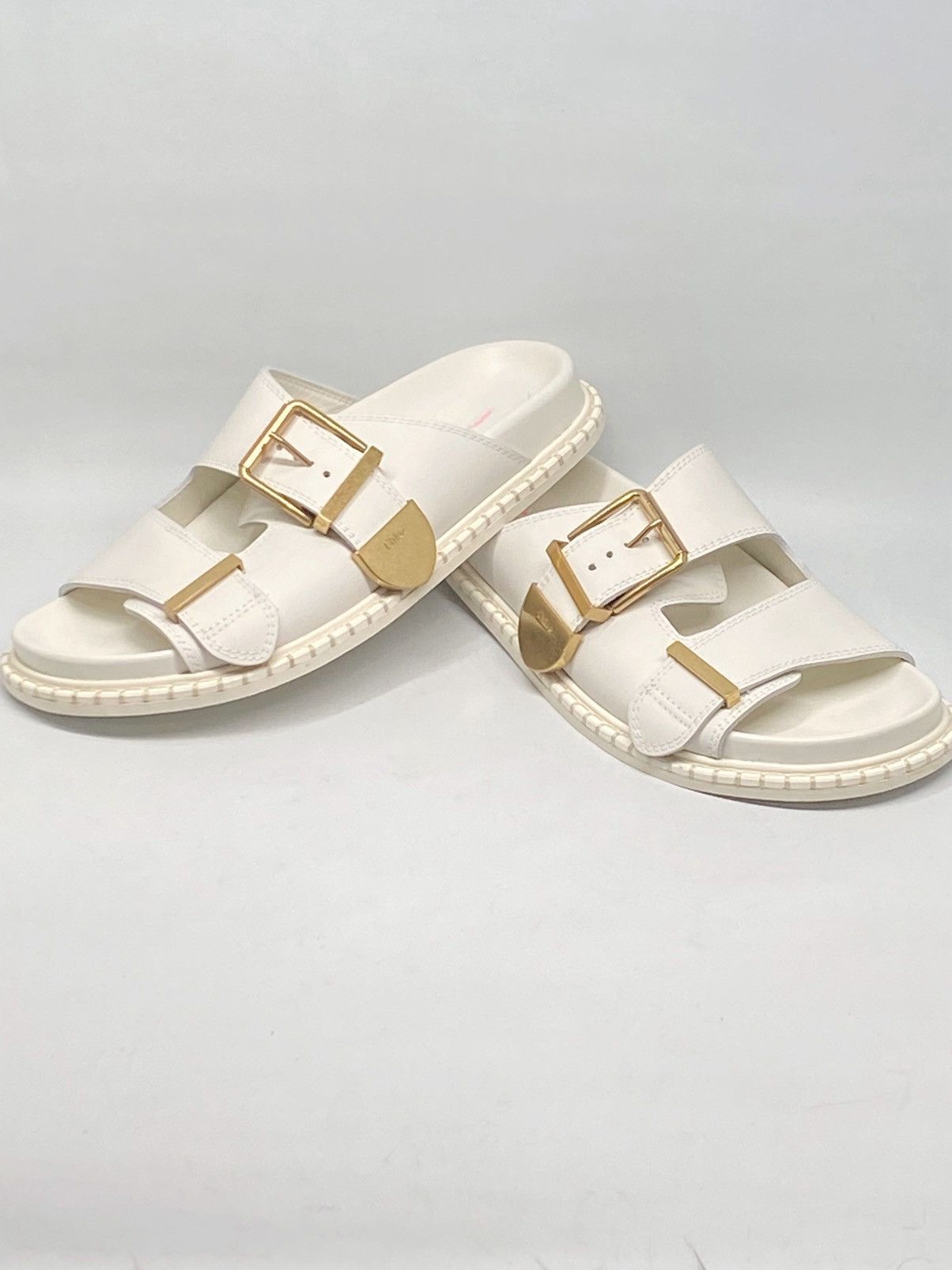 Chloe Chloe Rebecca Leather Slide Sandals size 39 Size US 9 / IT 39 - 7 Thumbnail