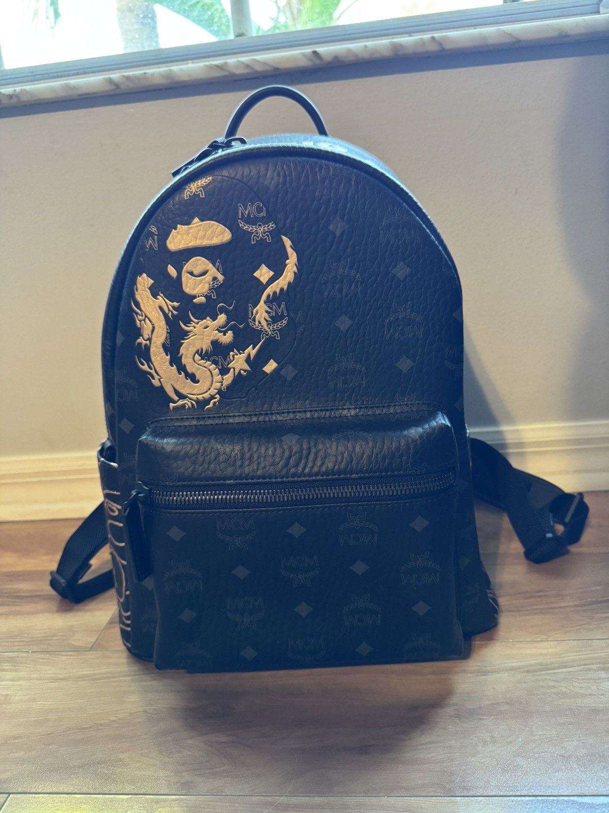 LOUIS VUITTON Epi Christopher PM Supreme Collaboration Red M53414 Men's Leather Backpack/Daypack