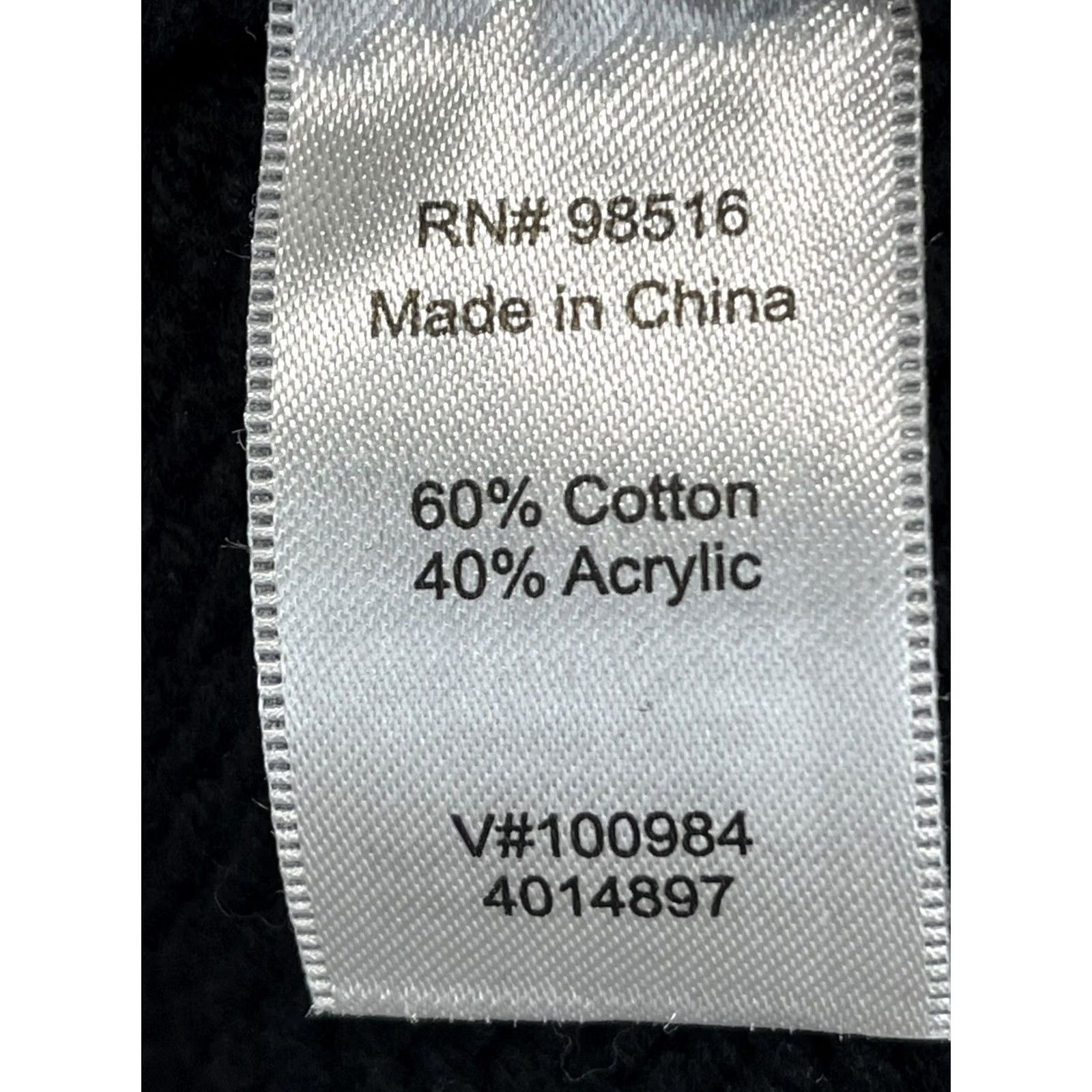 Coldwater Creek Coldwater Creek Sweater Vest Womens M Black White V-Neck Fair Isle Reindeer Knitted Cotton Blend Button Holiday Winter Scandinavian Vest Size M / US 6-8 / IT 42-44 - 8 Thumbnail