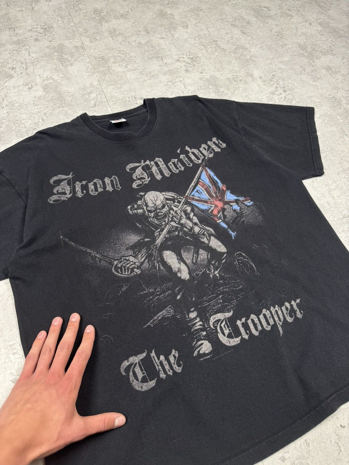 Iron Maiden Vintage Iron Maiden The Trooper T-shirt Big Logo Size XXL Size US XXL / EU 58 / 5 - 4 Thumbnail