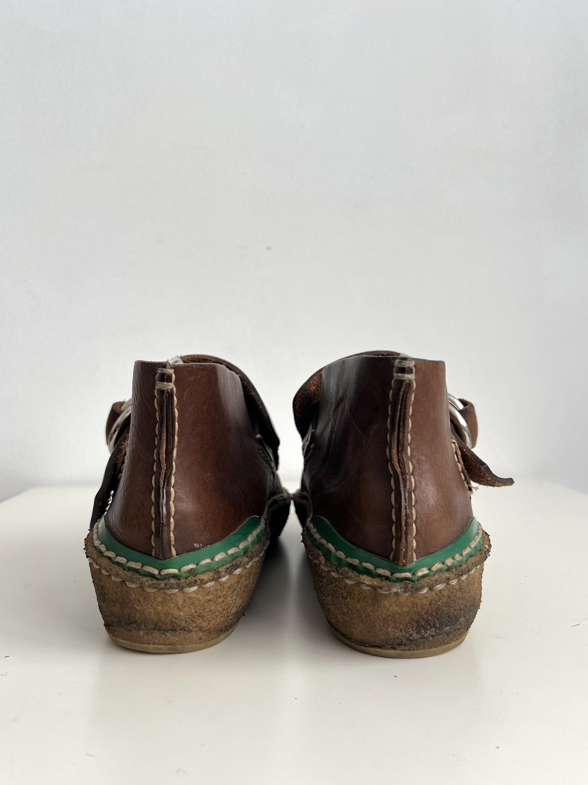 Visvim 🔥Visvim Skynyrd Double Ring Leather Folk Moc Boots Size US 8.5 / EU 41-42 - 19 Thumbnail