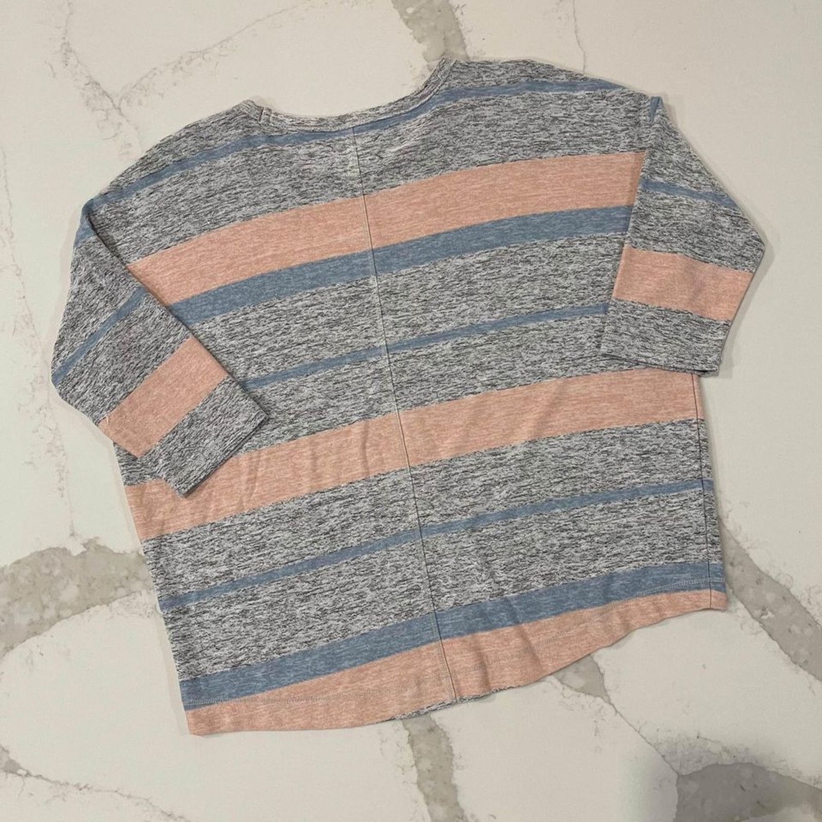 Lou & Grey Lou & Grey Multicolor 3/4 Sleeve Crewneck Sweater Women's XS Size XS / US 0-2 / IT 36-38 - 5 Thumbnail