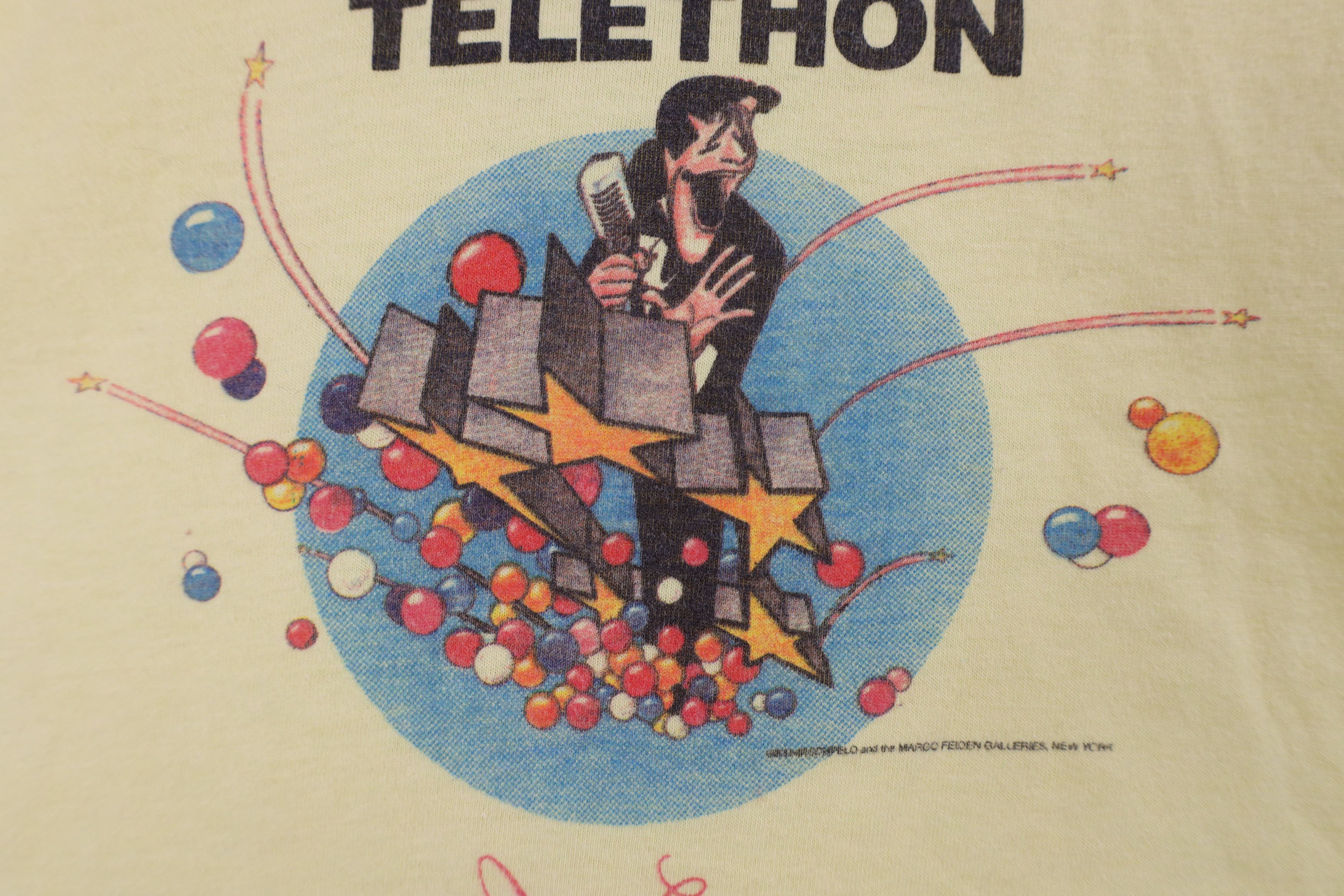 Vintage Vintage 70s Jerry Telethon Muscular Dystrophy T-Shirt USA Size US XXL / EU 58 / 5 - 10 Thumbnail