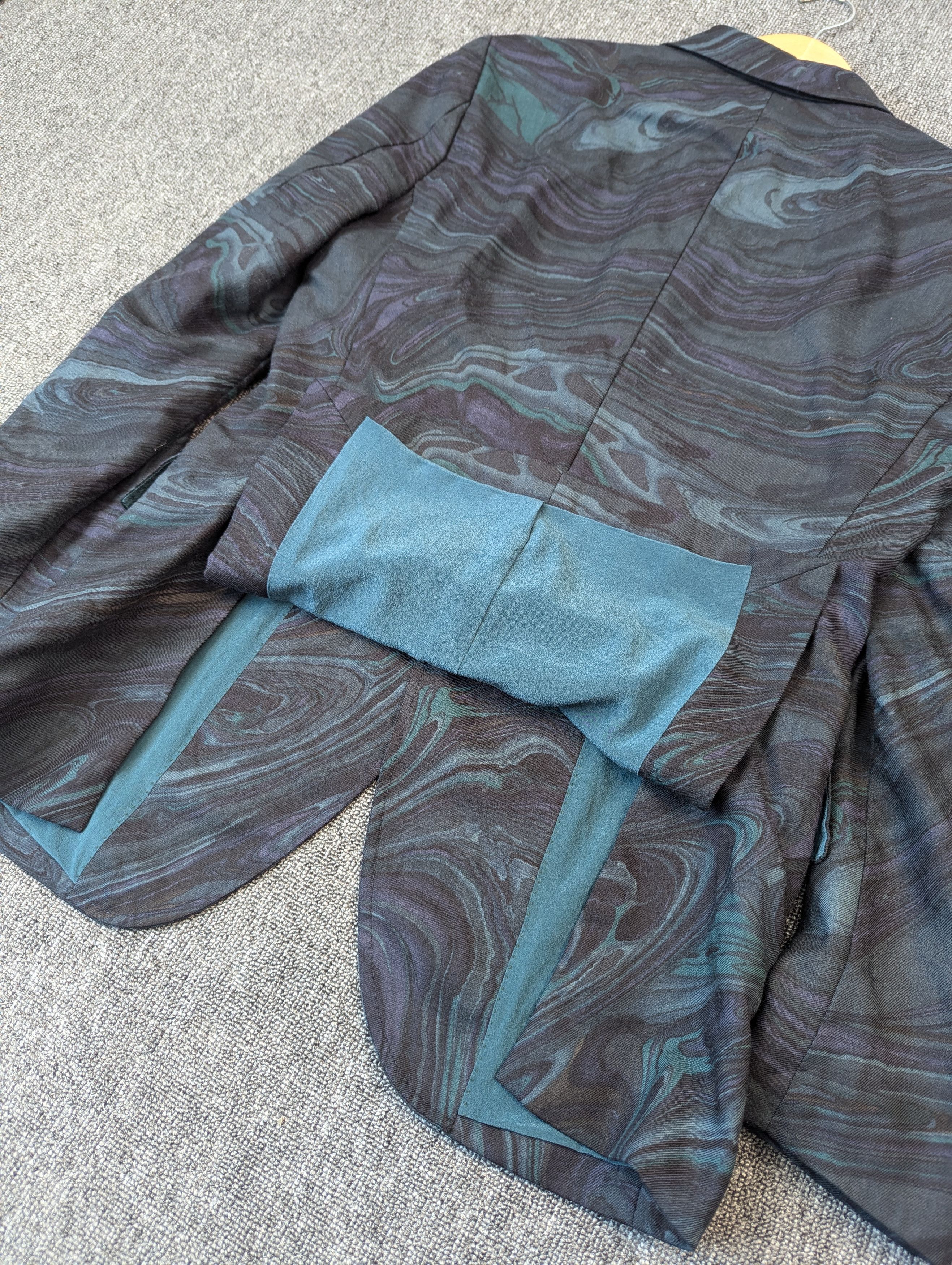 Etro ETRO Marble Pattern SUPER LEGGERA Emerald Green 46 Suit Size US S / EU 44-46 / 1 - 15 Thumbnail