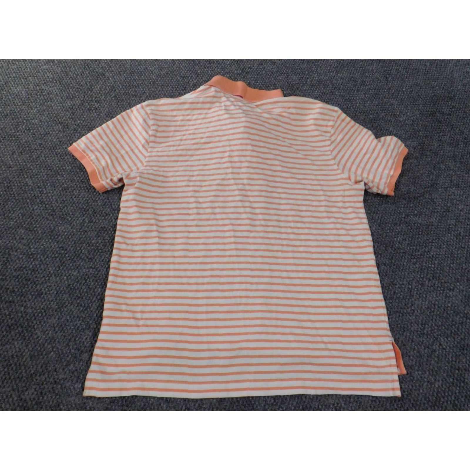 Southern Tide Southern Tide Polo M Orange Men Striped Stretch Cotton Golf Classic Logo Shirt Size US M / EU 48-50 / 2 - 7 Thumbnail