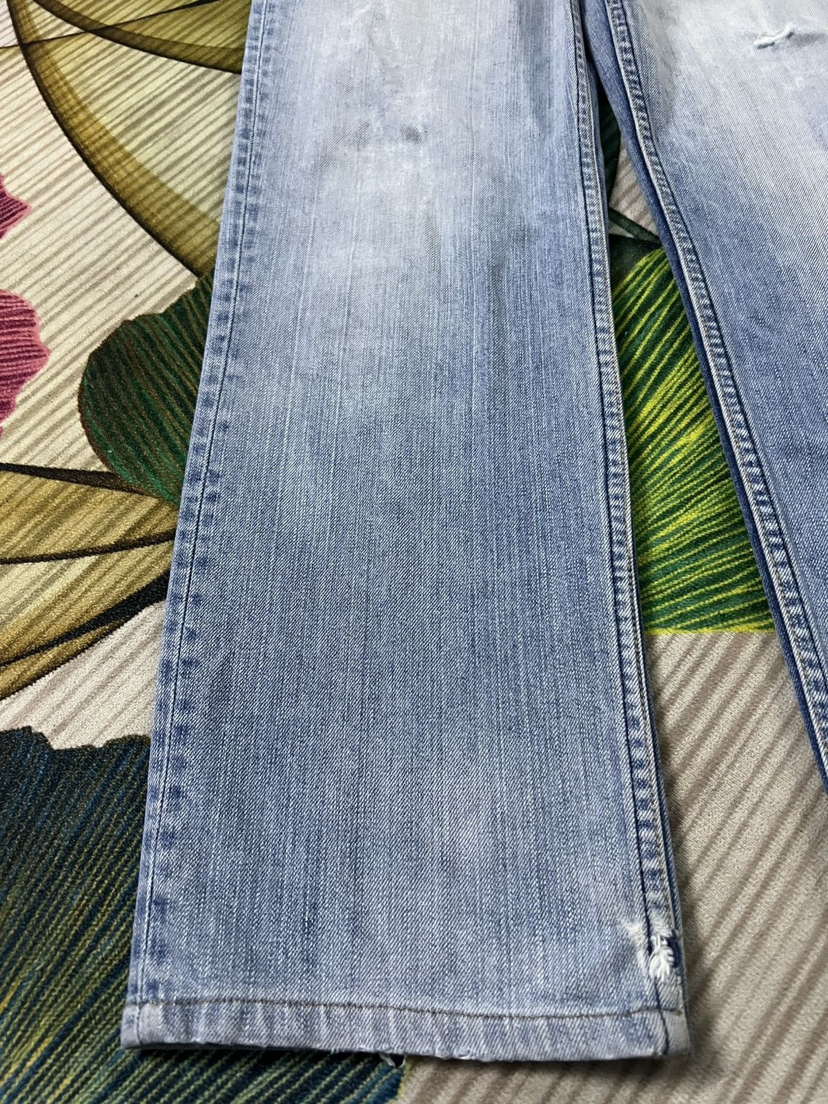 Levi's 💥Vintage Levis 533 Light Wash Distress Jean Size US 30 / EU 46 - 4 Thumbnail